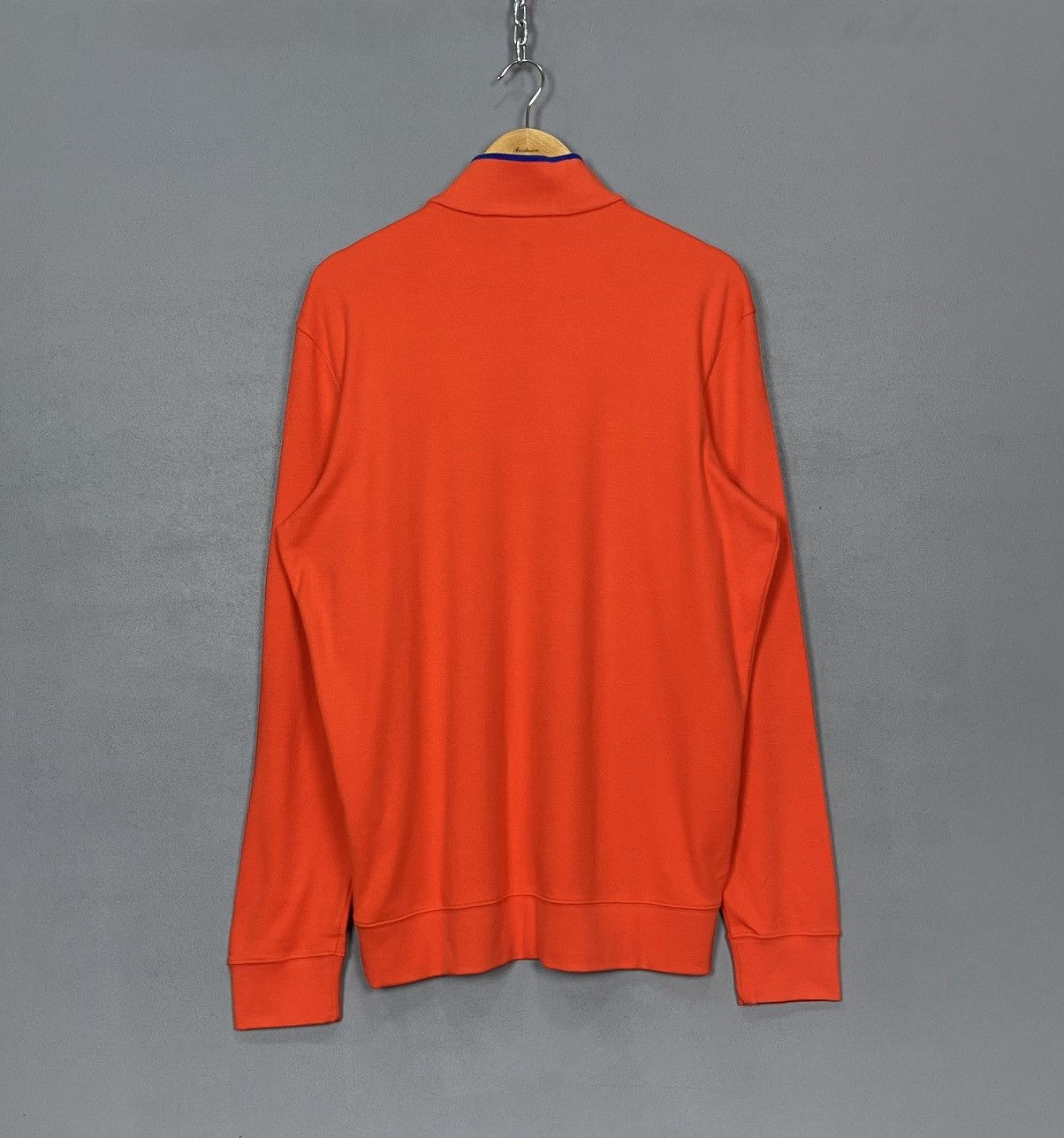 Polo Ralph Lauren Polo Ralph Lauren High Neck Jumper Sweater Zip Size L Orange Size US L / EU 52-54 / 3 - 9 Thumbnail