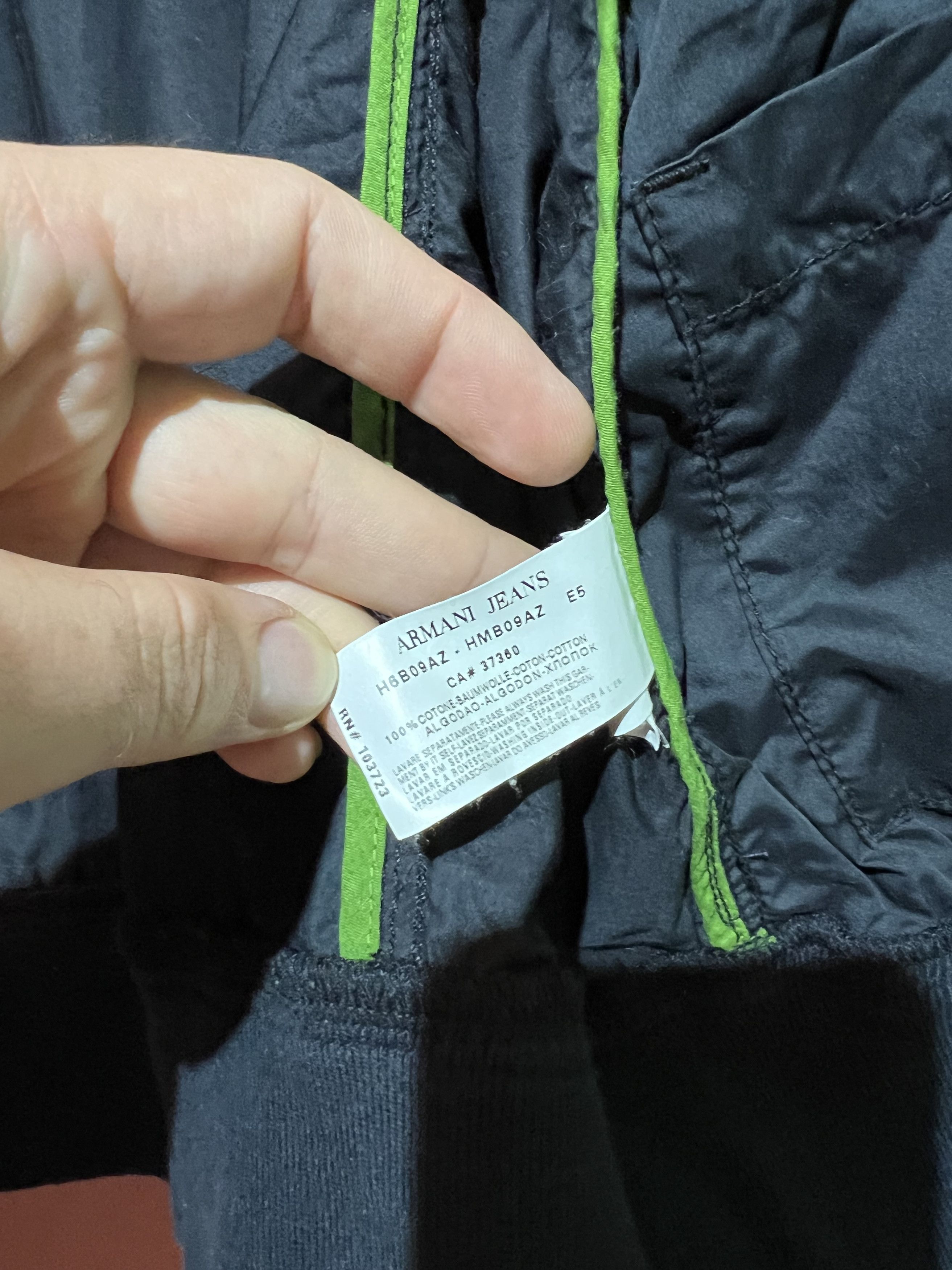 Armani Armani jeans streetwear vintage rare nylon jacket casual Size US XL / EU 56 / 4 - 4 Thumbnail