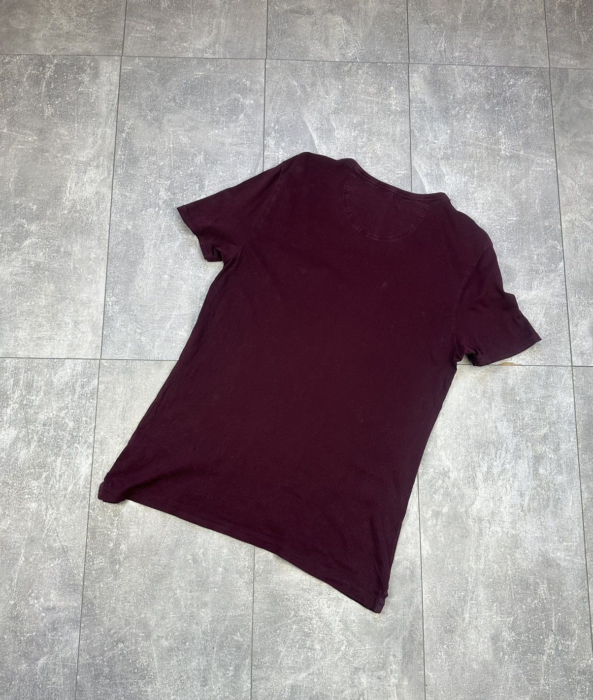 Burberry Burberry Brit Burgundy Small Logo Tee Size US M / EU 48-50 / 2 - 12 Thumbnail