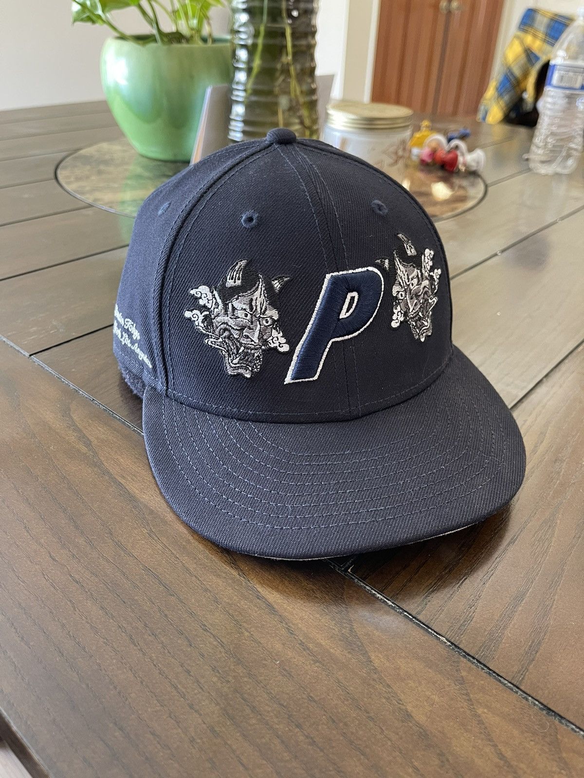 image of Palace Masks Cap Newera Lp 59Fifty Navy, Men's
