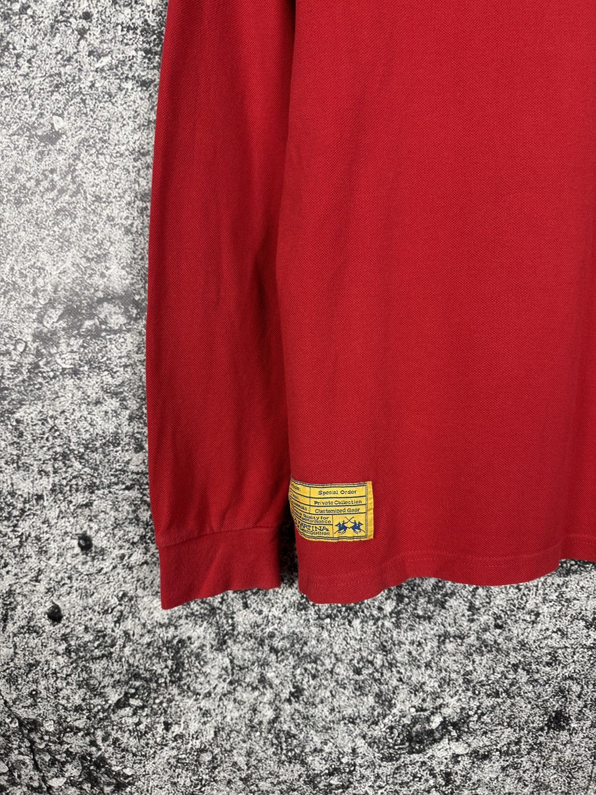 La Martina La Martina Long Sleeve Polo Big Logo Embroidery Rugby Style Size US L / EU 52-54 / 3 - 13 Thumbnail