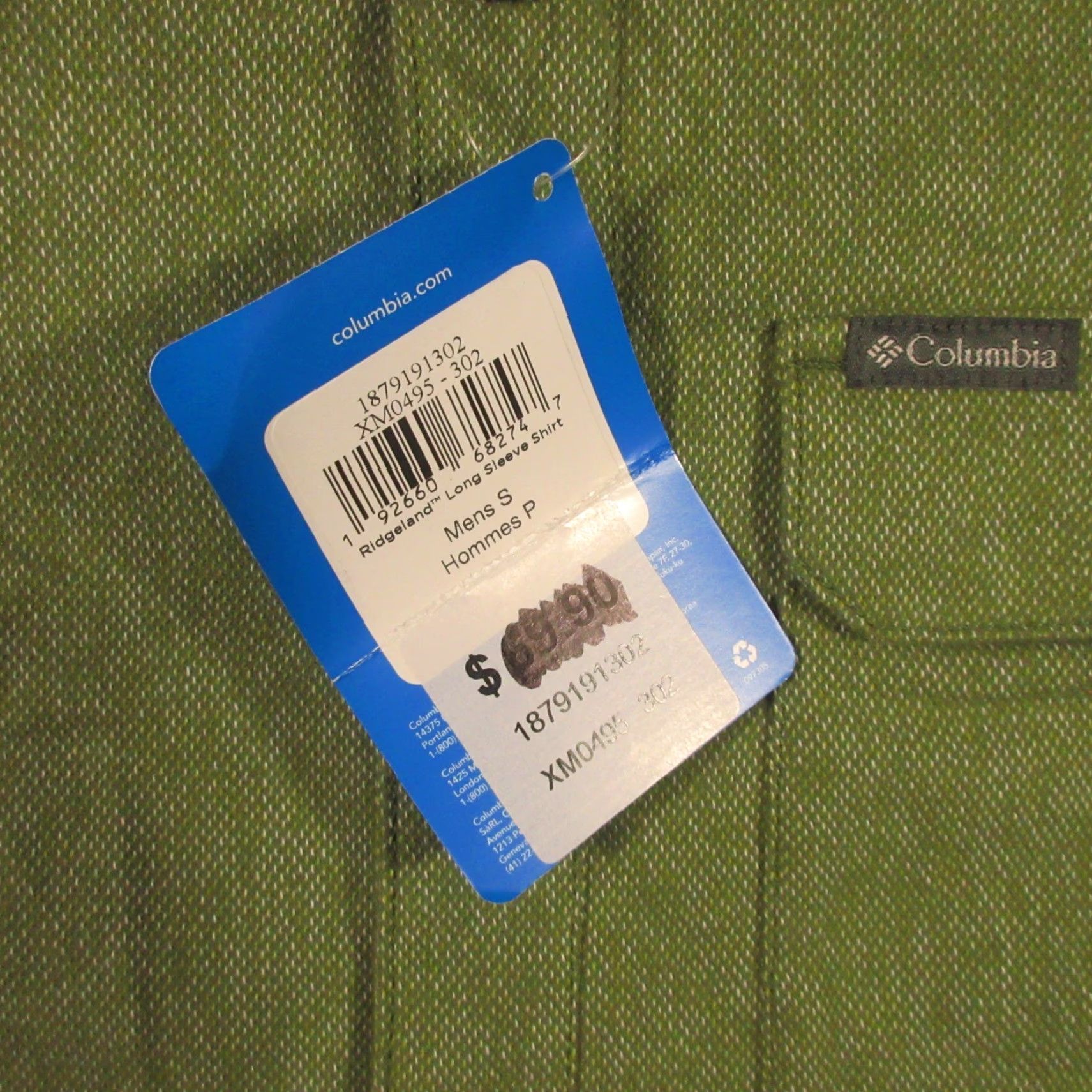 Vintage Columbia Ridgeland Flannel Shirt Mens S Green Regular Fit Long Sleeve Pocket NEW Size US S / EU 44-46 / 1 - 4 Thumbnail