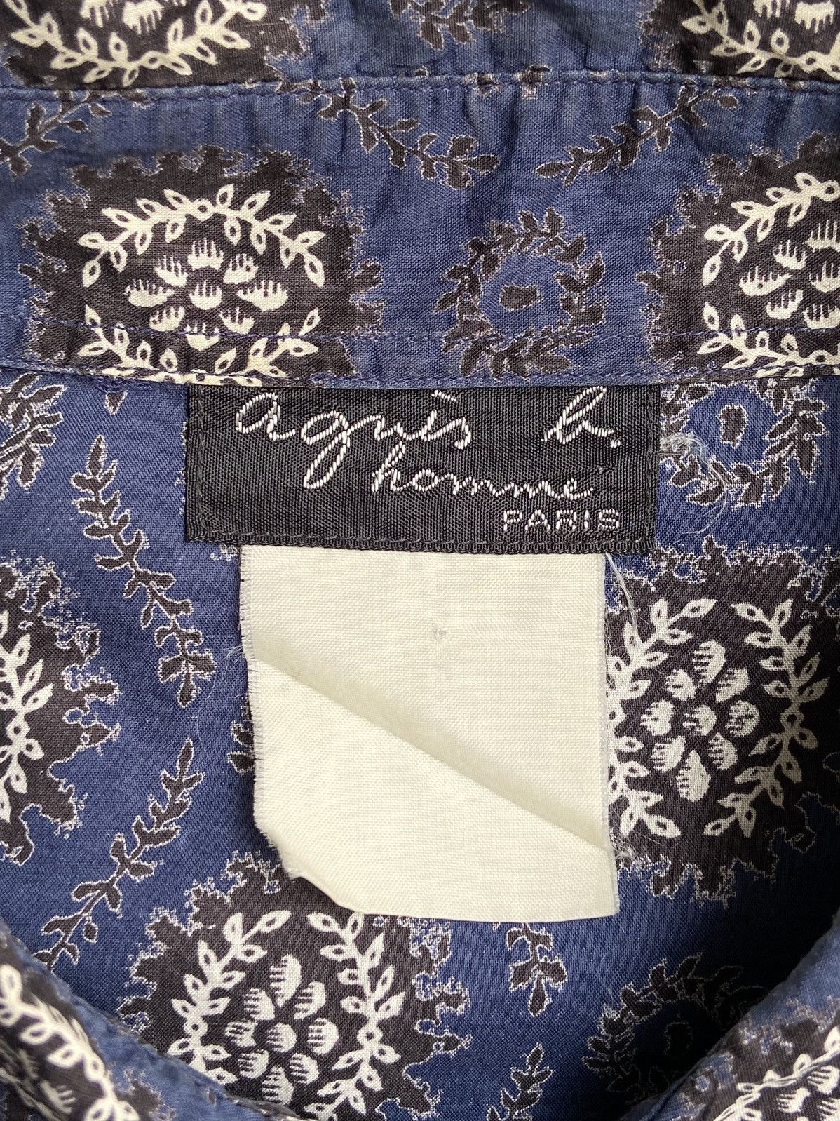 agnes b. AGNES B. HOMME Motive Shirt Size US S / EU 44-46 / 1 - 11 Thumbnail