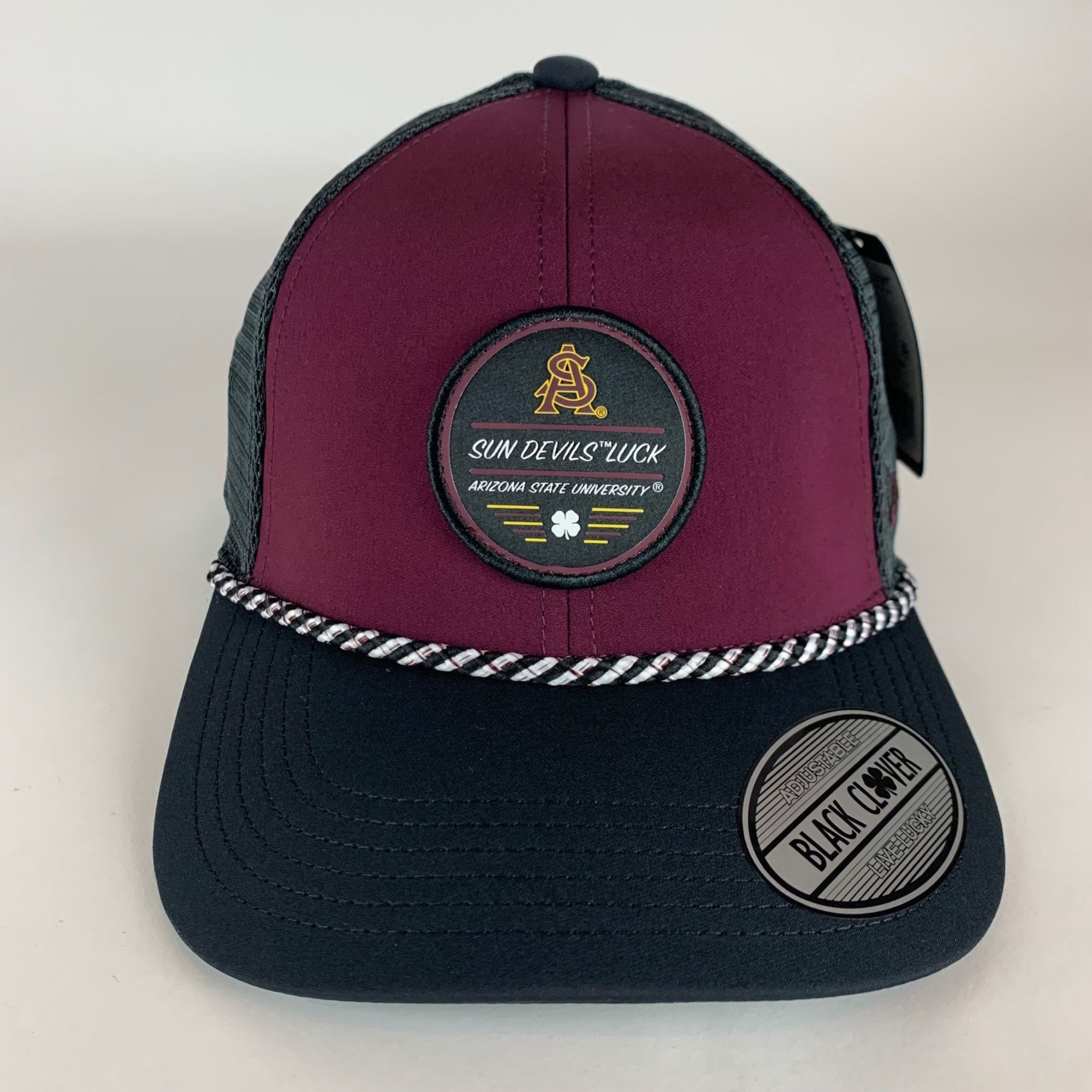 Other Arizona State Sun Devils Black Clover Rope Snapback Hat Size ONE SIZE - 2 Thumbnail