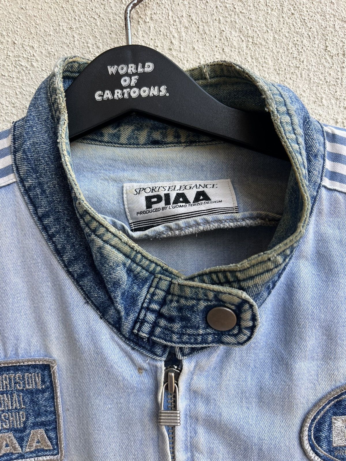 Vintage Vintage 90s PIAA Motorsports Fade Muddy Hybrid Bomber Jacket Size US XL / EU 56 / 4 - 7 Thumbnail
