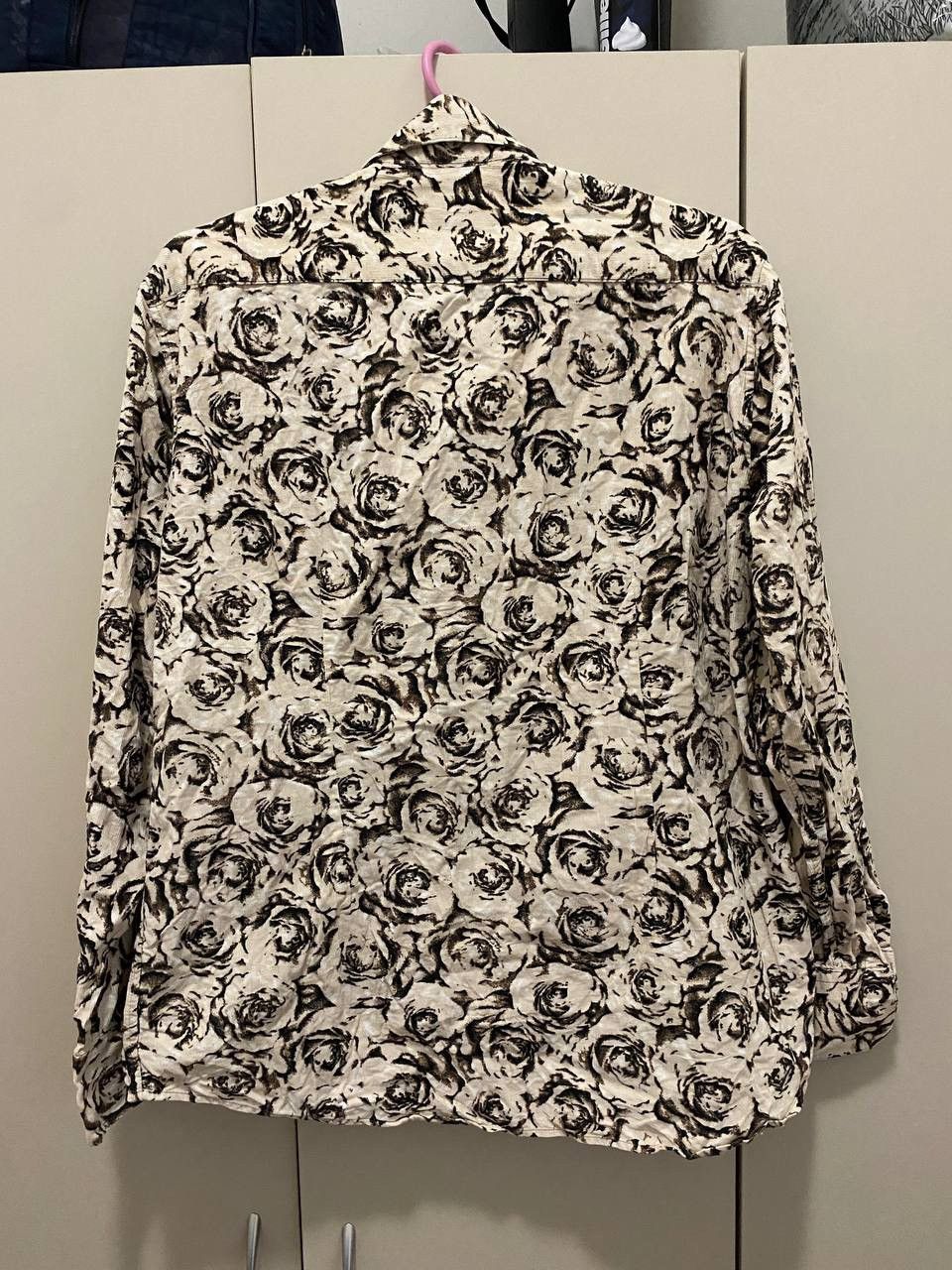 Vintage CREATE BAREFOOT Rose Shirt Size US L / EU 52-54 / 3 - 2 Thumbnail
