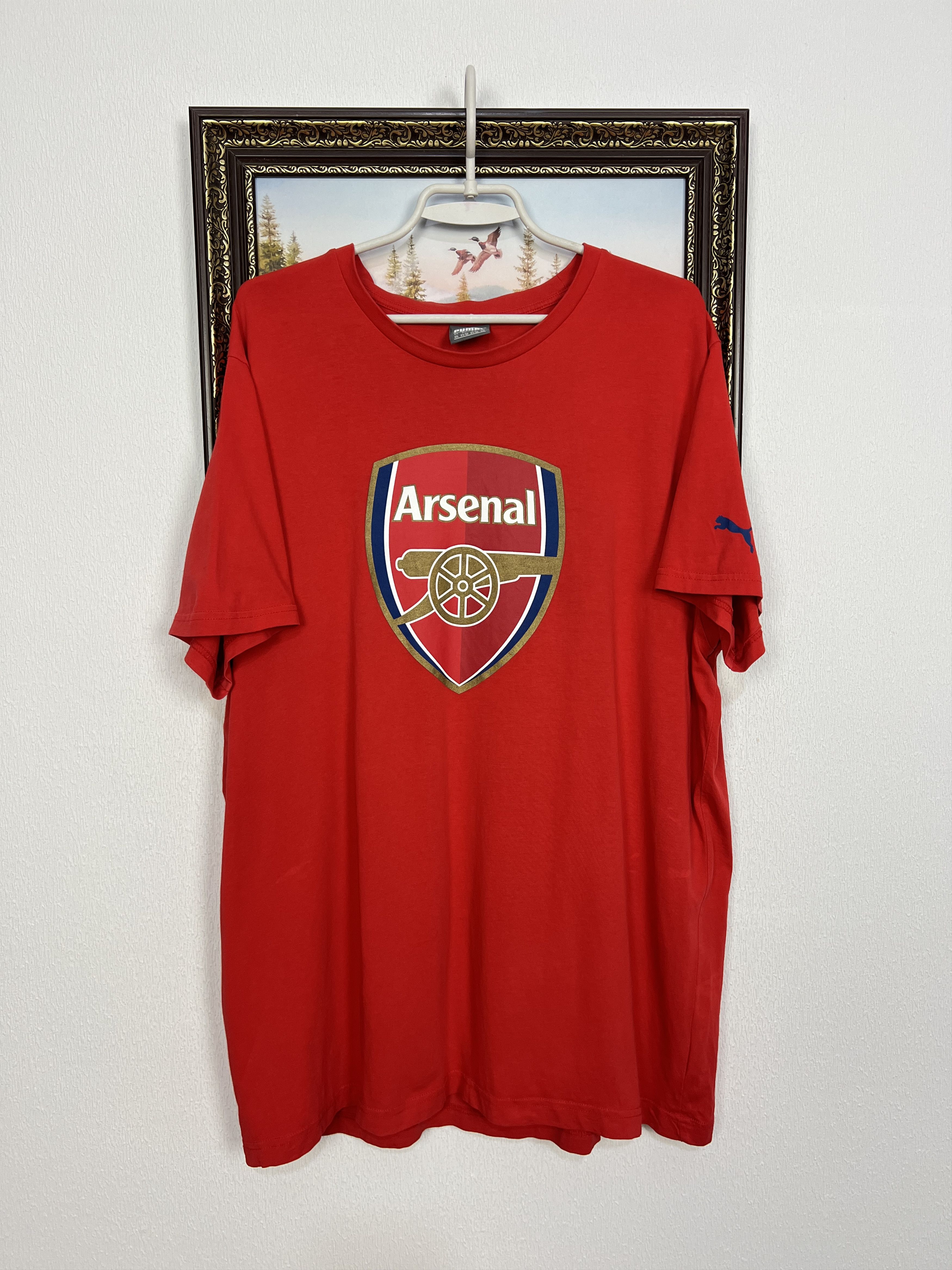 Puma Arsenal Football Train Shirt Soccer Over Print Jersey Trikot Size US XXL / EU 58 / 5 - 1 Thumbnail