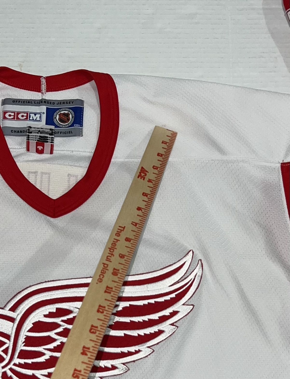 Ccm Vintage Brett Hull 17 Detroit Red Wings Ccm Jersey Xl White Size US XL / EU 56 / 4 - 10 Thumbnail