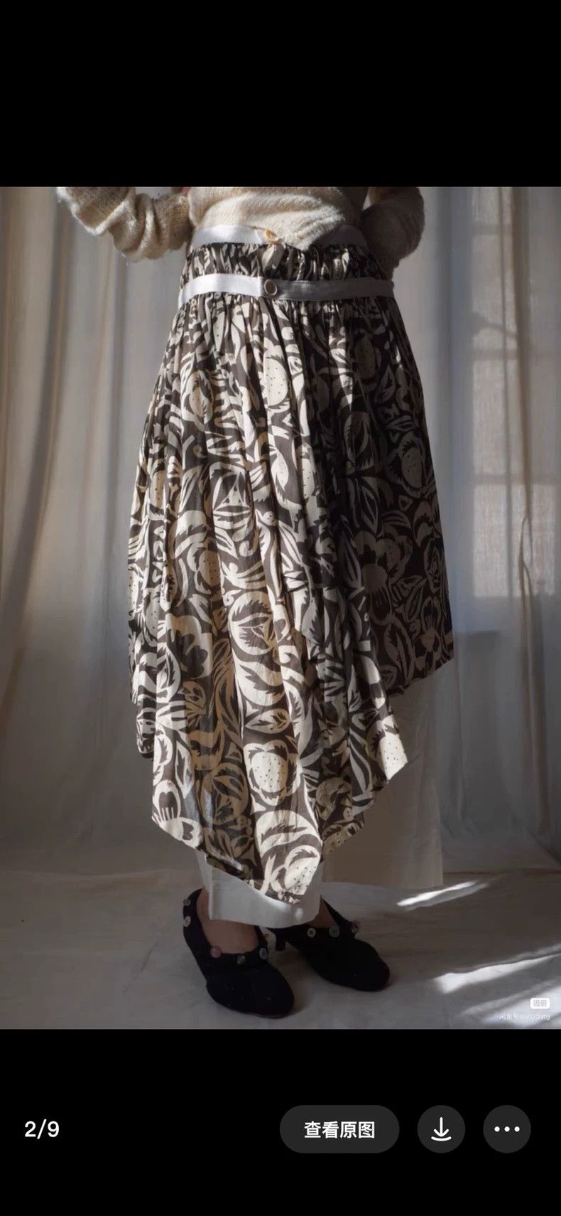 Y's Y's size 1 Irregular half skirt Size 25" / US 0 / IT 36 - 5 Thumbnail