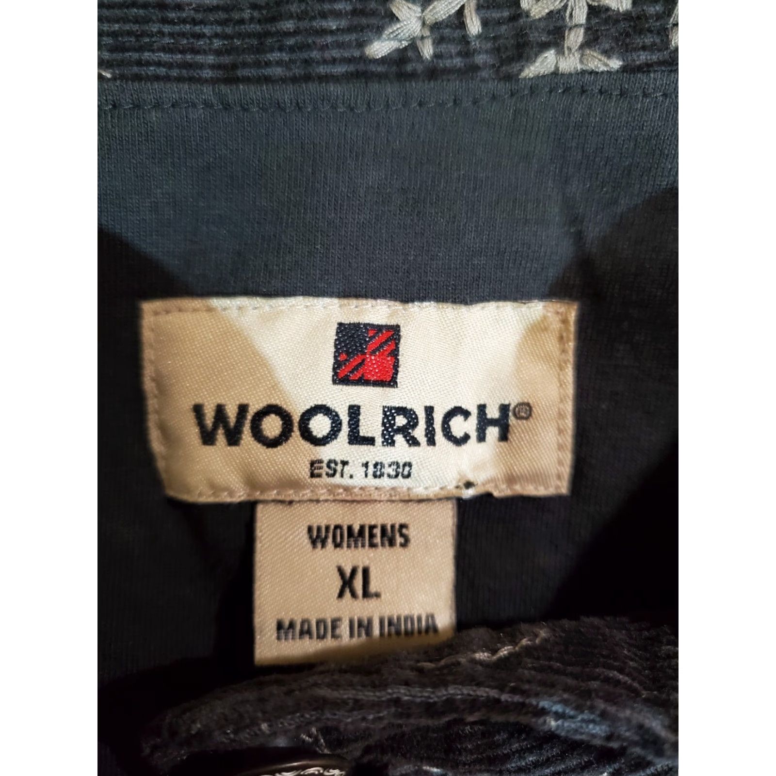 Vintage VINTAGE Woolrich Vest Corduroy Full Zip Gray/White Women's XL Lined Knits? Size XL / US 12-14 / IT 48-50 - 4 Thumbnail
