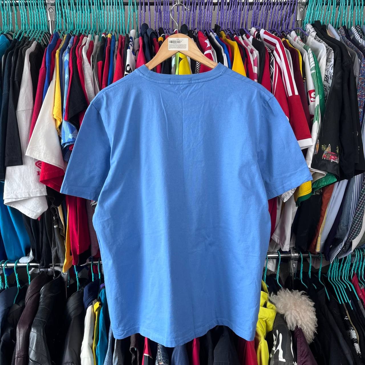 Fred Perry Fred Perry Blue Cental Logo Tshirt Size L Size US L / EU 52-54 / 3 - 5 Thumbnail