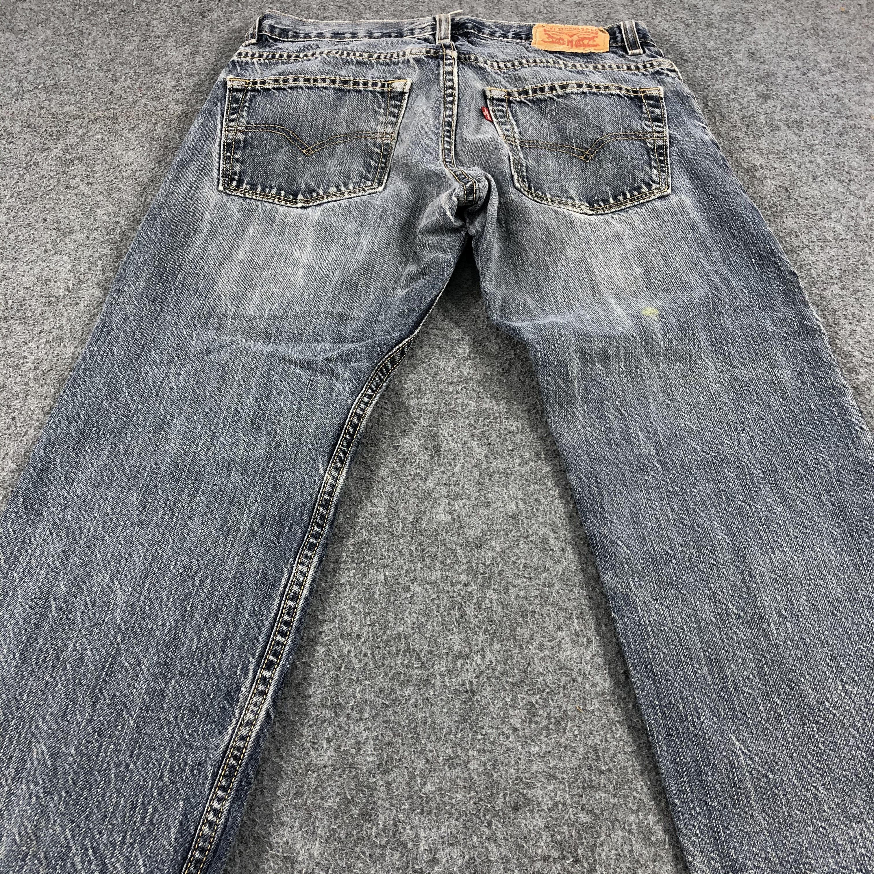 Levi's Faded Vintage Levis 505 Jeans Stone Washed Denim-J961 Size US 29 - 4 Thumbnail