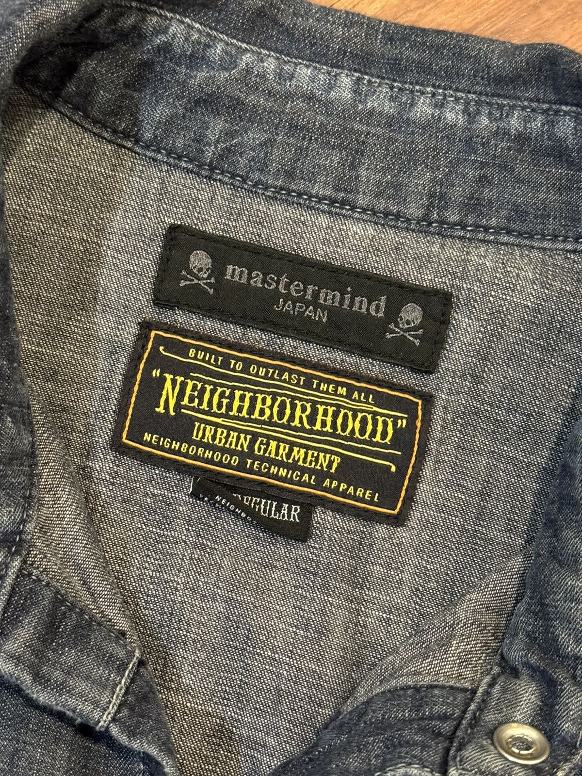 Mastermind Japan × Neighborhood Neighborhood x Mastermind Japan Savage Shirt Size US L / EU 52-54 / 3 - 9 Thumbnail