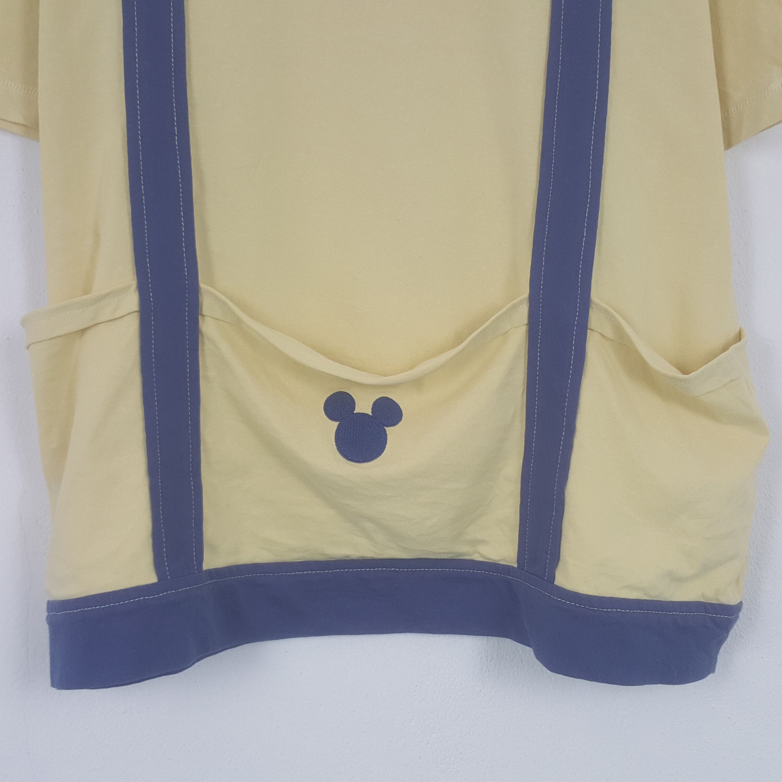 Issey Miyake × Ne-Net × Vintage Vintage Ne-Net by Issey Miyake Mickey Mouse Pocket Tshirt Size US XL / EU 56 / 4 - 2 Thumbnail