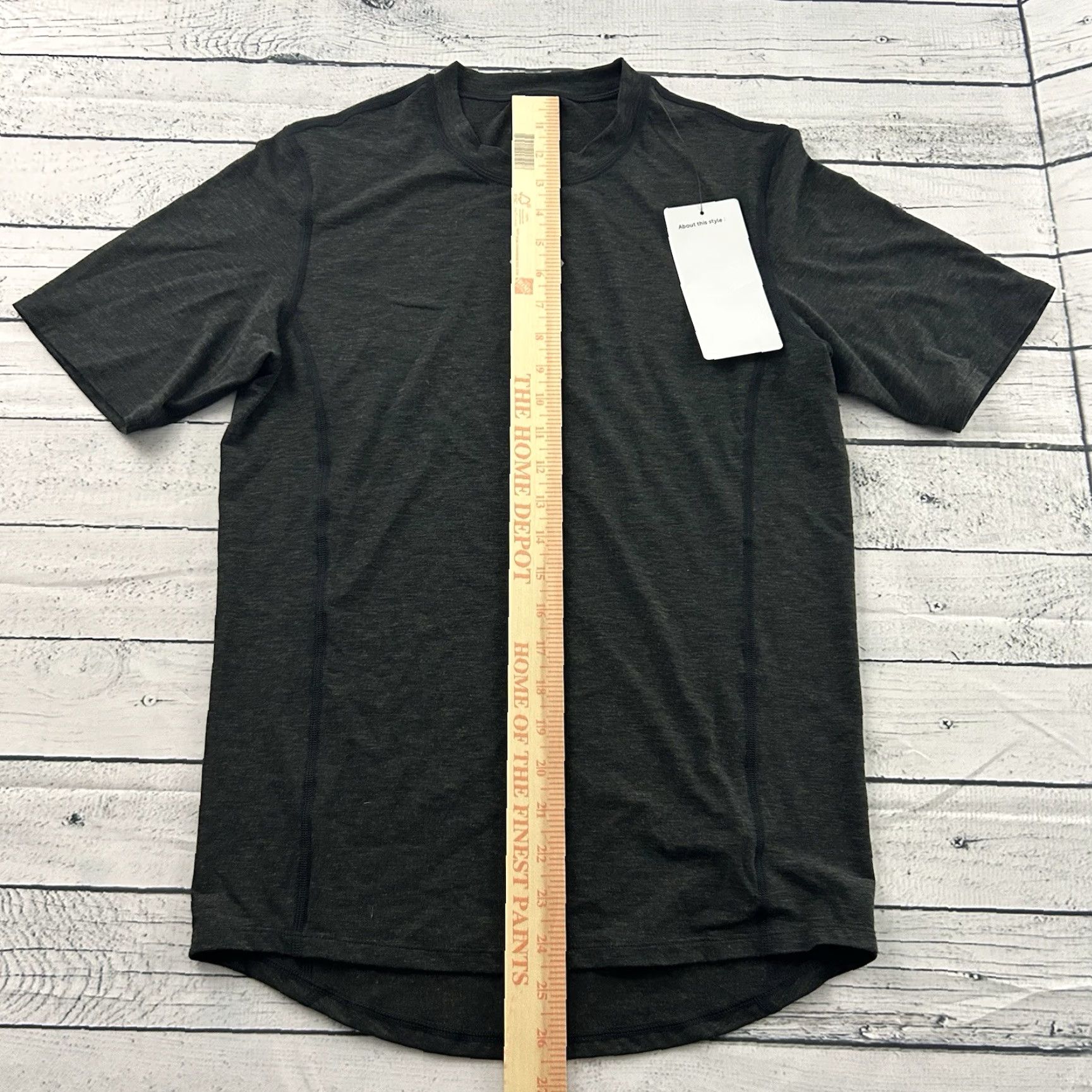 Vintage Panache Merino Blend Short Sleeve T Shirt Mens Large Dark Gray Size US L / EU 52-54 / 3 - 5 Thumbnail