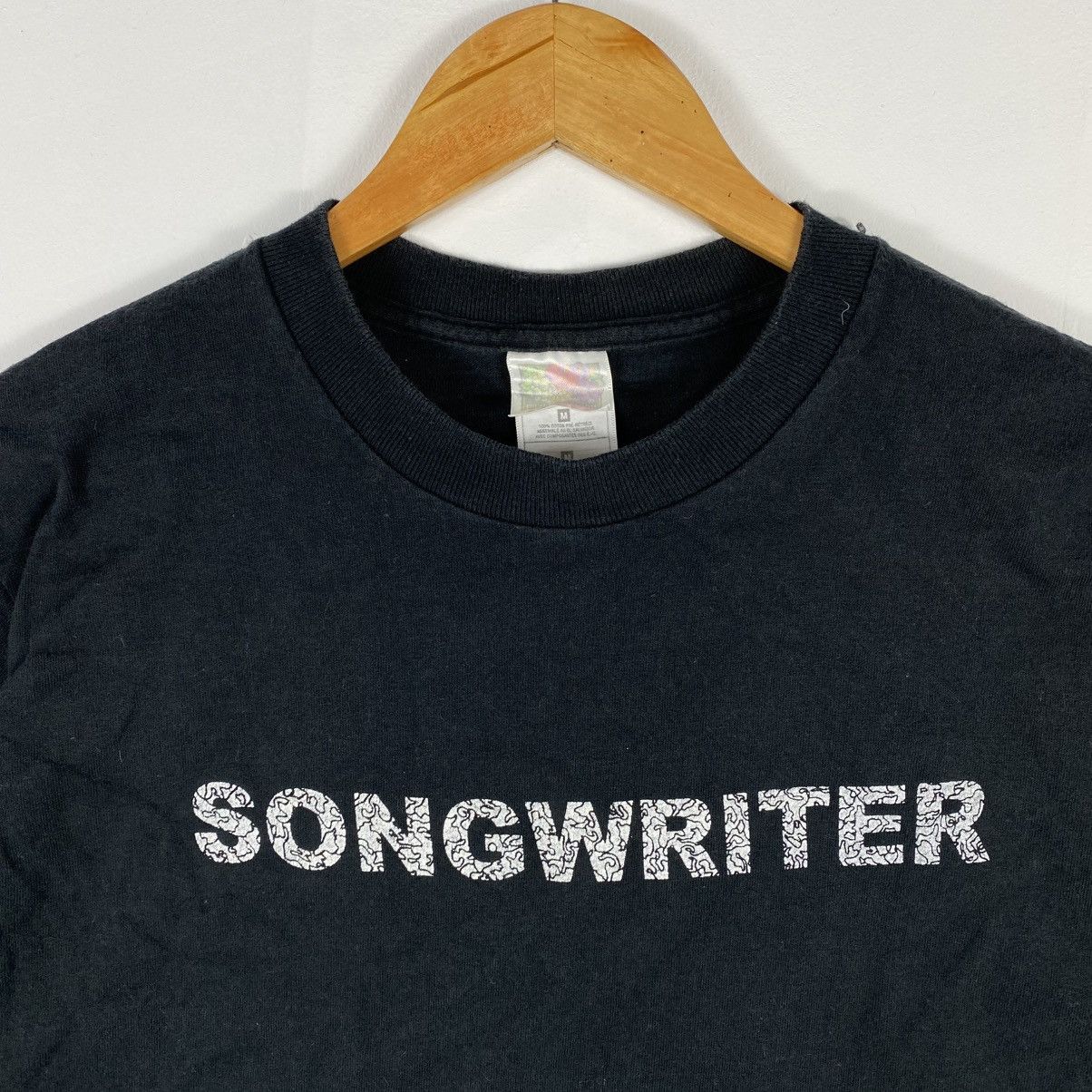 Band Tees × Vintage Vintage 90's SONGWRITER Tee Shirt Takuya Kimura Thom Yorke Size US M / EU 48-50 / 2 - 4 Thumbnail