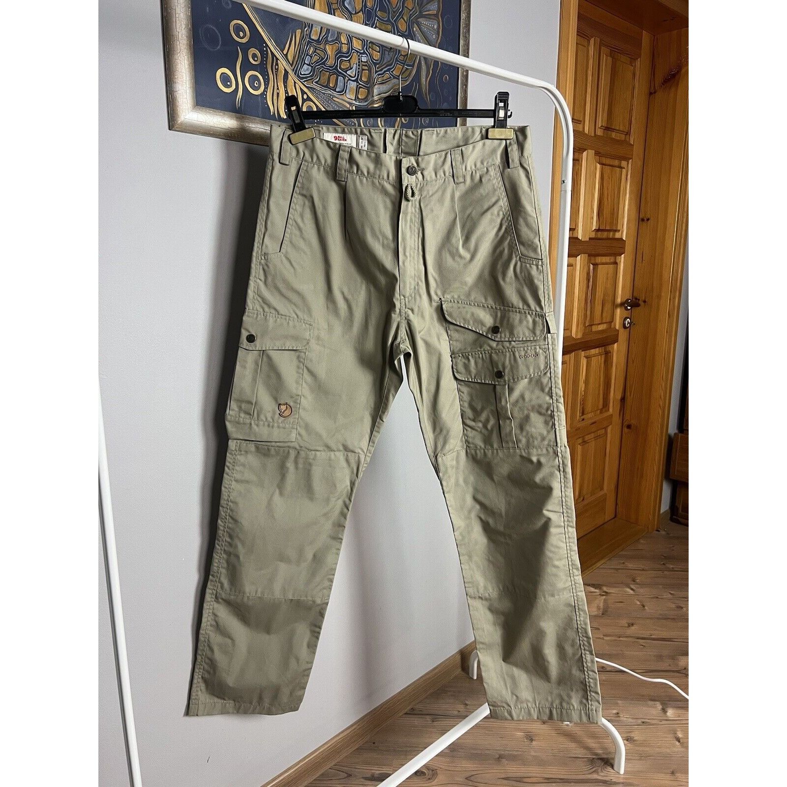 Fjallraven Fjallraven Iceland Beige G-1000 Multipocket Cargo Hiking Pan Size US 32 / EU 48 - 10 Thumbnail