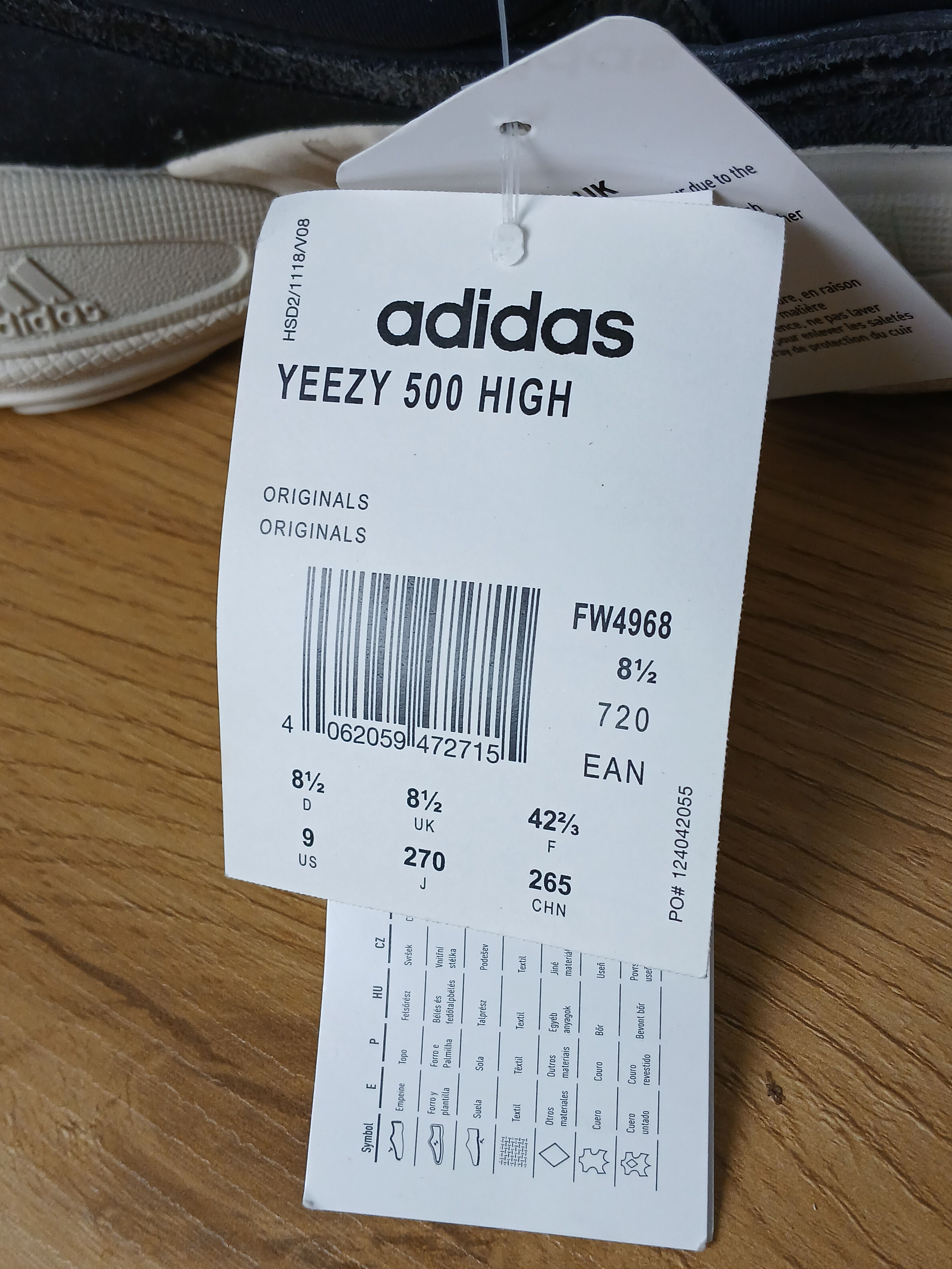 Adidas × Kanye West × Yeezy Adidas Yeezy 500 High Sneakers Size US 9 / EU 42 - 13 Thumbnail