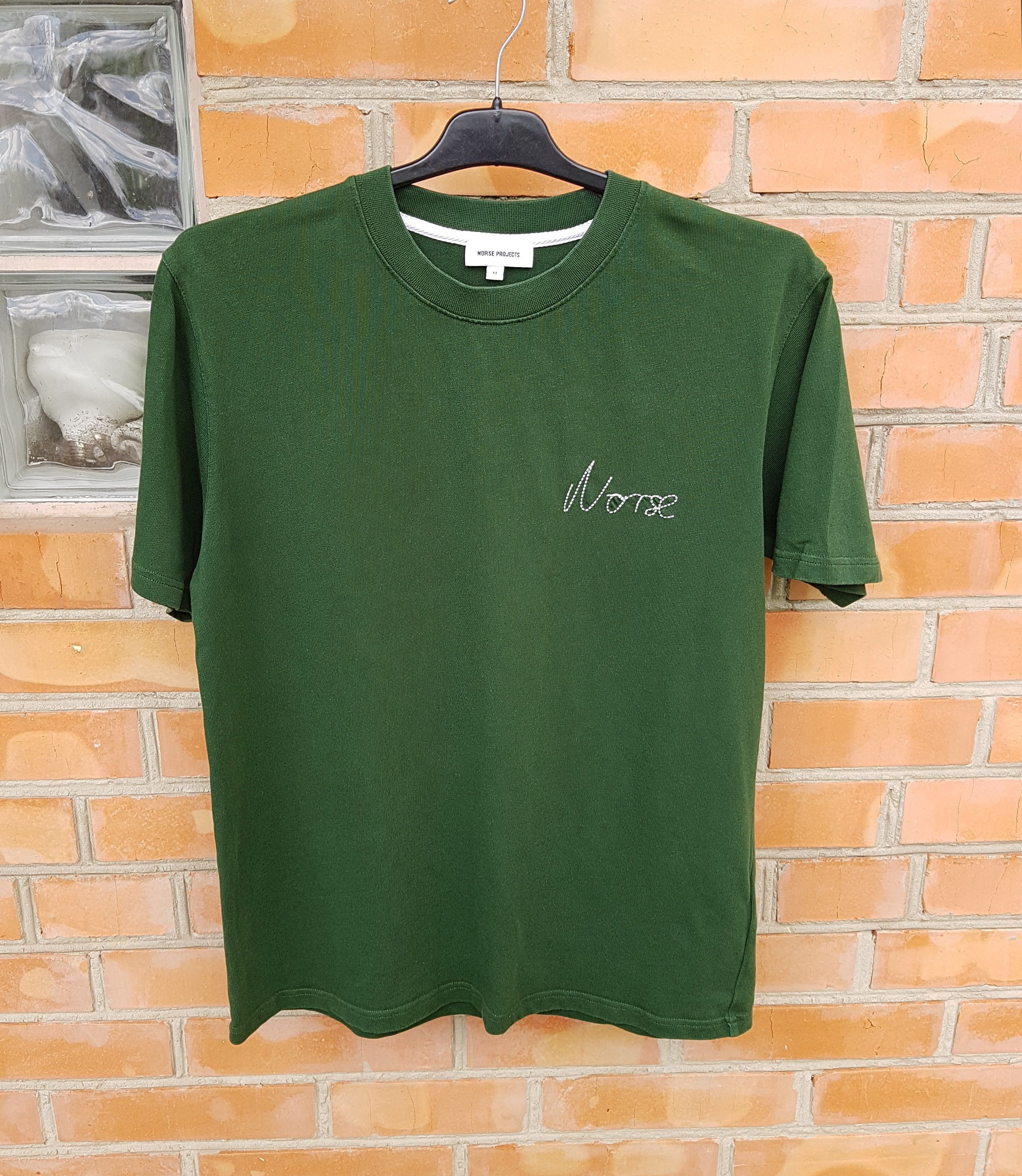 Norse Projects Norse Projects Johannes Chain Stitch Logo Tee T Shirt Size US S / EU 44-46 / 1 - 1 Thumbnail