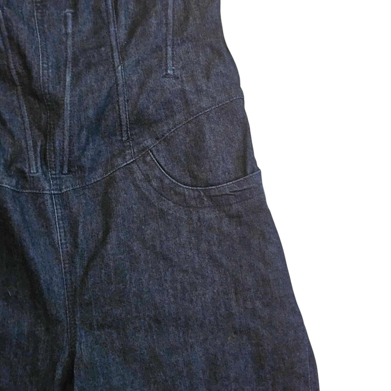 Designer Doll Parts Sleeveless Jean Jumper SZ 20W Size 42" / US 20 - 6 Thumbnail