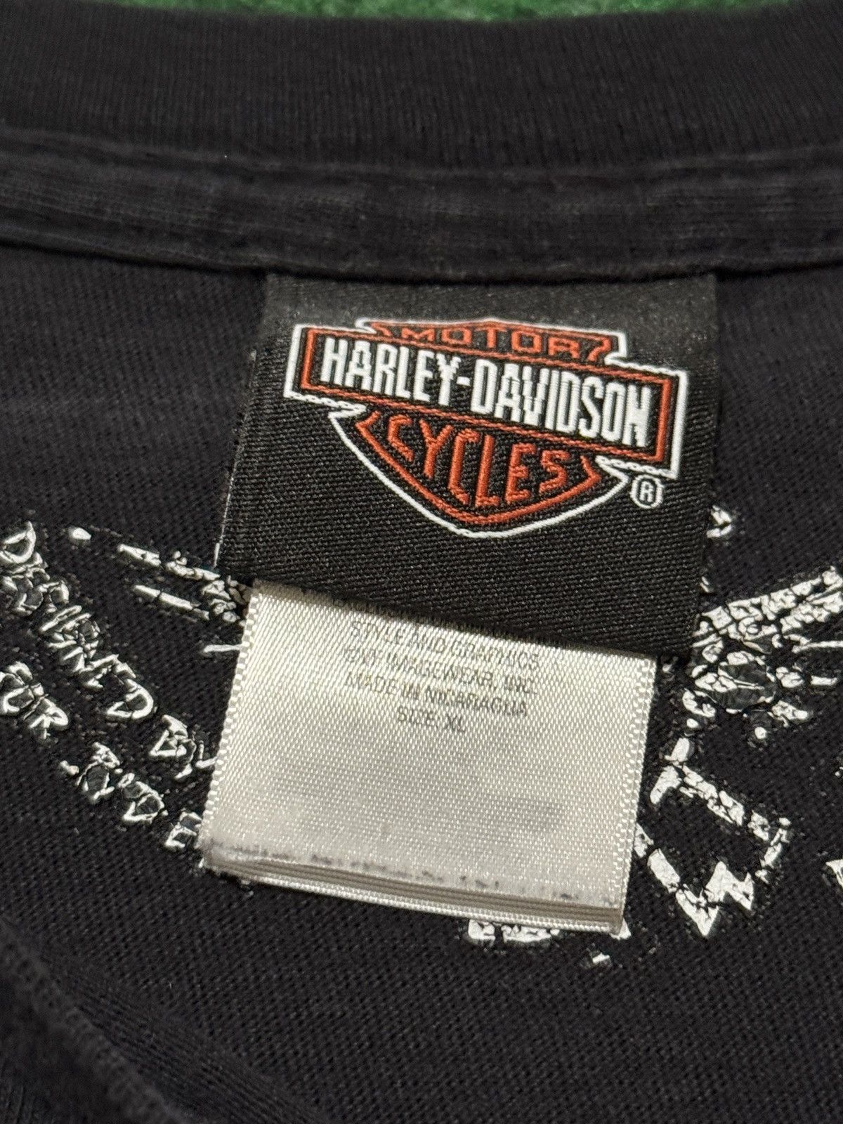 Harley Davidson × Vintage Harley Davidson Dallas Texas Flame Biker Grunge T Shirt Size US XL / EU 56 / 4 - 3 Thumbnail