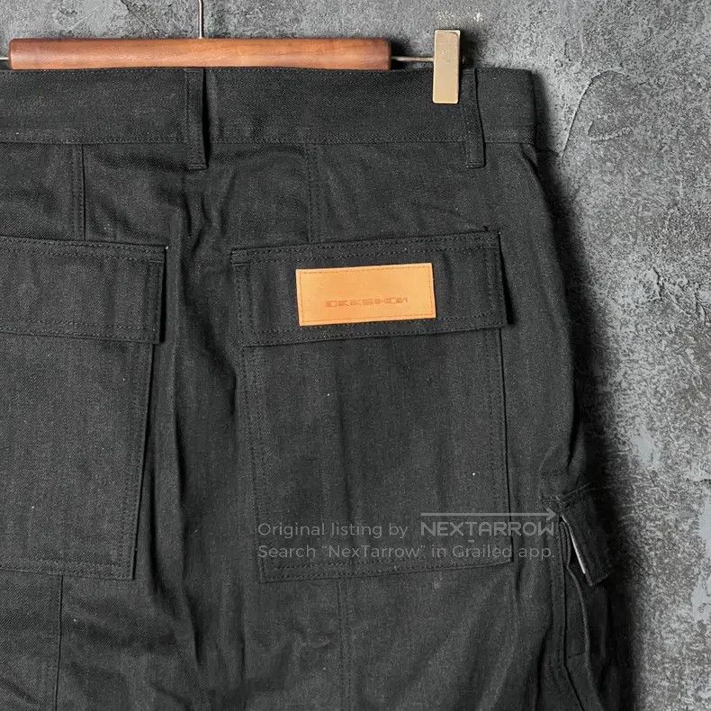Rick Owens Rick Owens Black cotton denim shorts Size US 31 - 6 Thumbnail