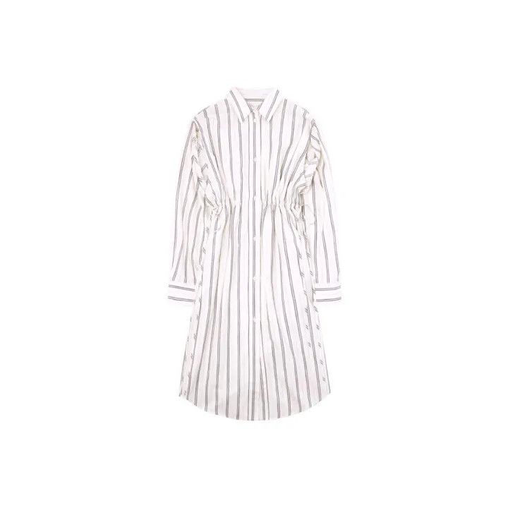 Maison Margiela MM6 Maison Margiela Striped Long Sleeve Dress 0079 Size US M / EU 48-50 / 2 - 1 Thumbnail
