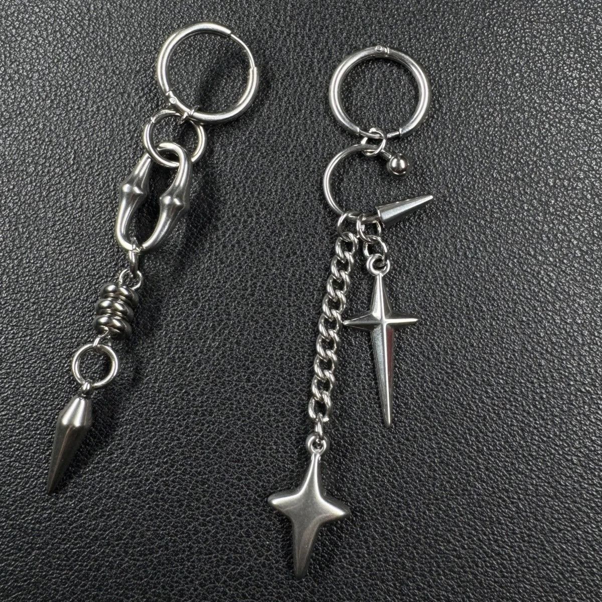 Jewelry Y2k Gothic Chain Earrings Size ONE SIZE - 2 Thumbnail
