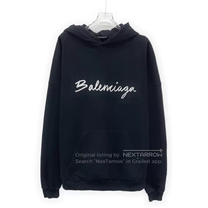 Other Balenciaga Black Letter Printed Destroyed Vintage Cotton H Size US M / EU 48-50 / 2 - 1 Thumbnail