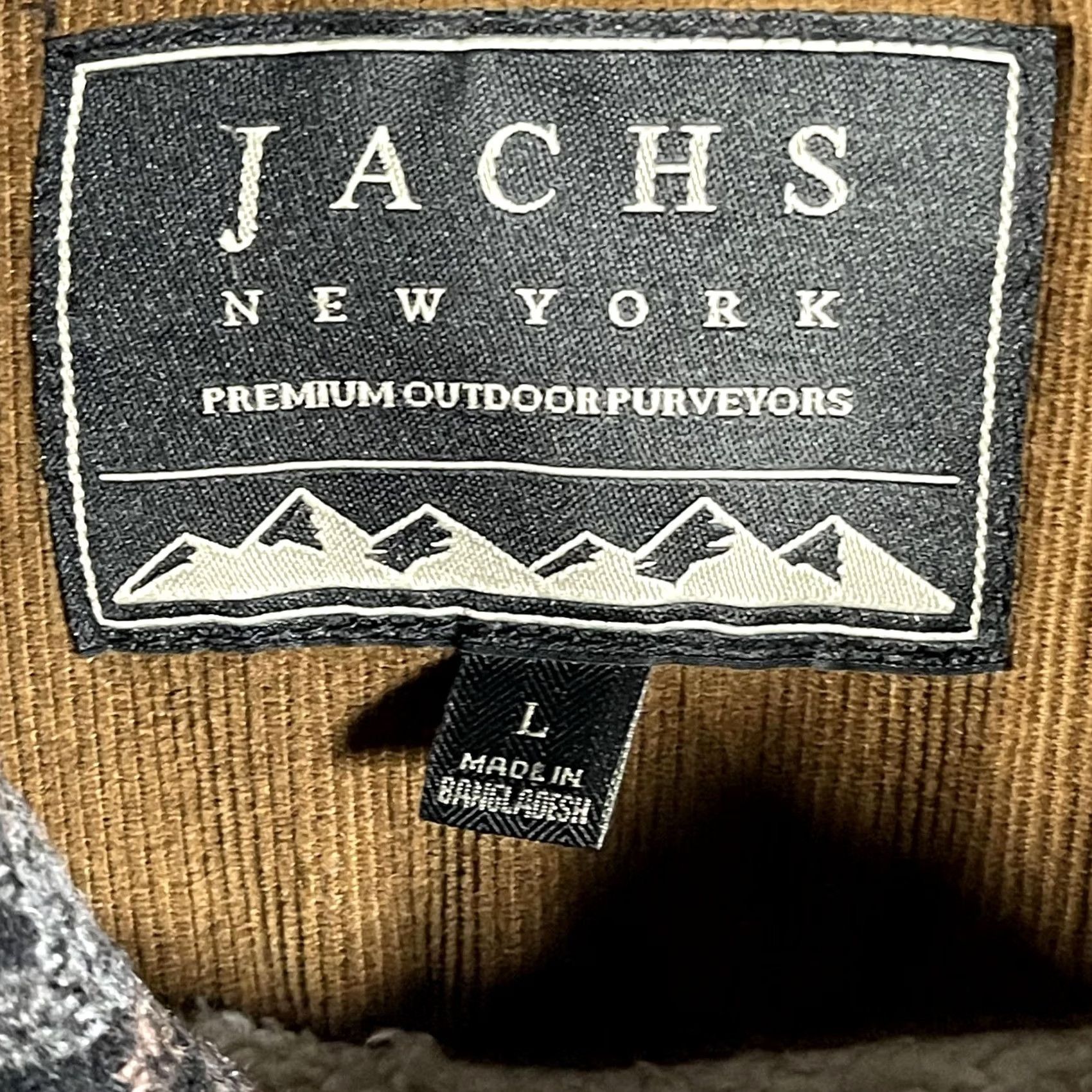 Vintage New title: JACHS Jacket Mens Large Black Sherpa Lined Fleece Button Front Aztec Pattern Size US L / EU 52-54 / 3 - 5 Thumbnail