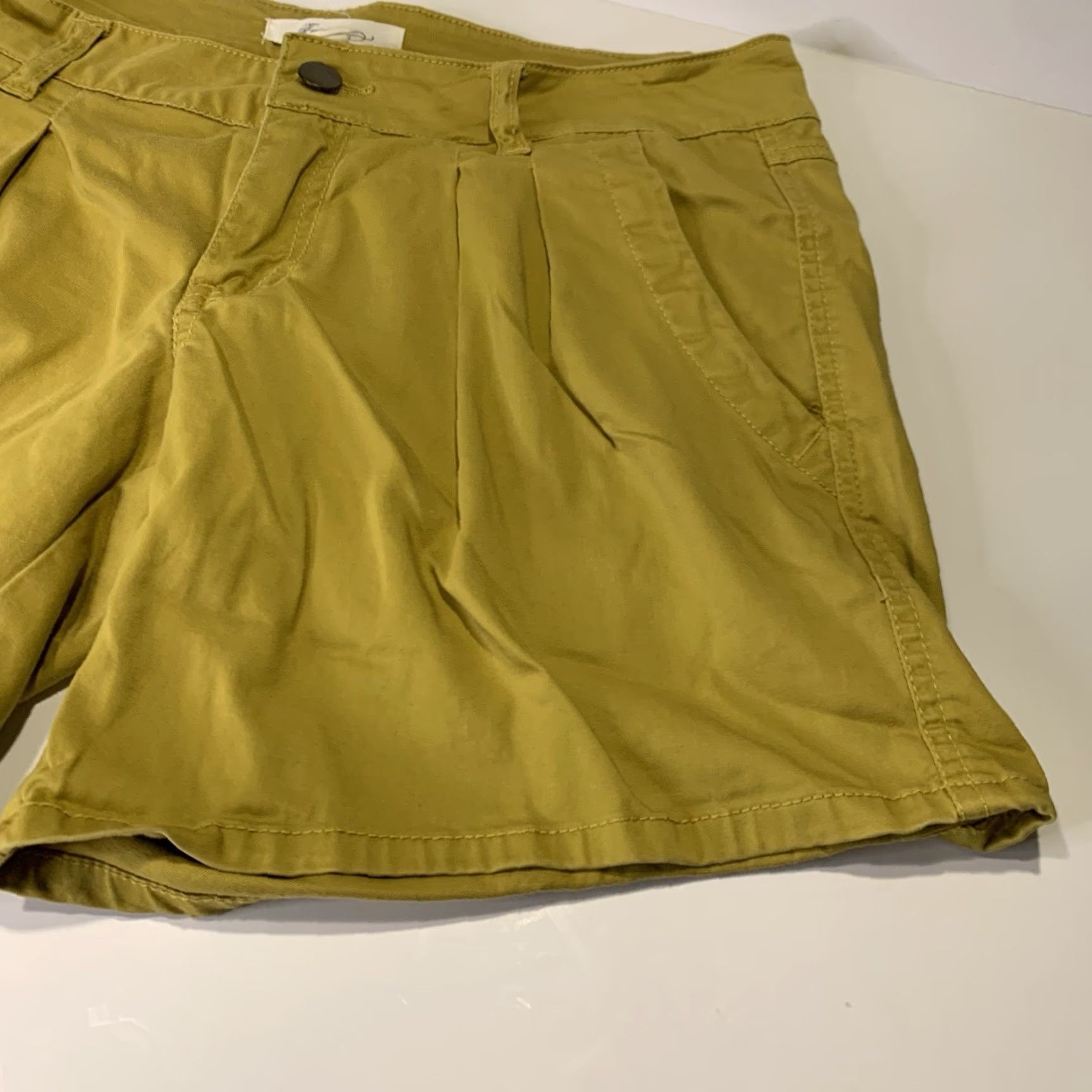 Forever 21 VINTAGE Forever 21 Mustard Yellow Shorts Women 27 Pockets 90s Retro Hip Hop Cotton Spandex Spring Summer Size 27" / US 4 / IT 40 - 4 Thumbnail