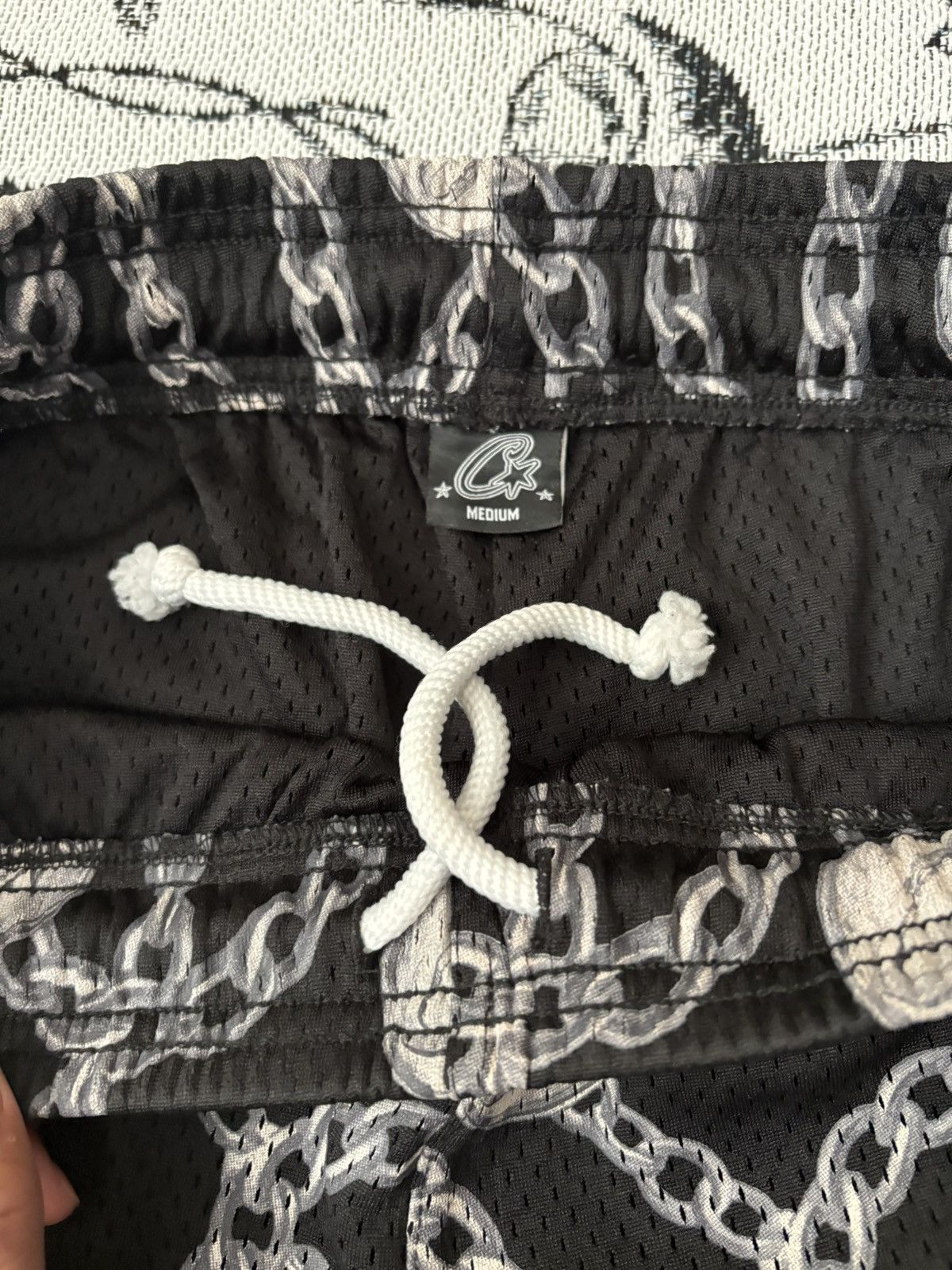 Corteiz C STAR CHAIN MESH SHORT MEDIUM Size US 32 / EU 48 - 3 Thumbnail