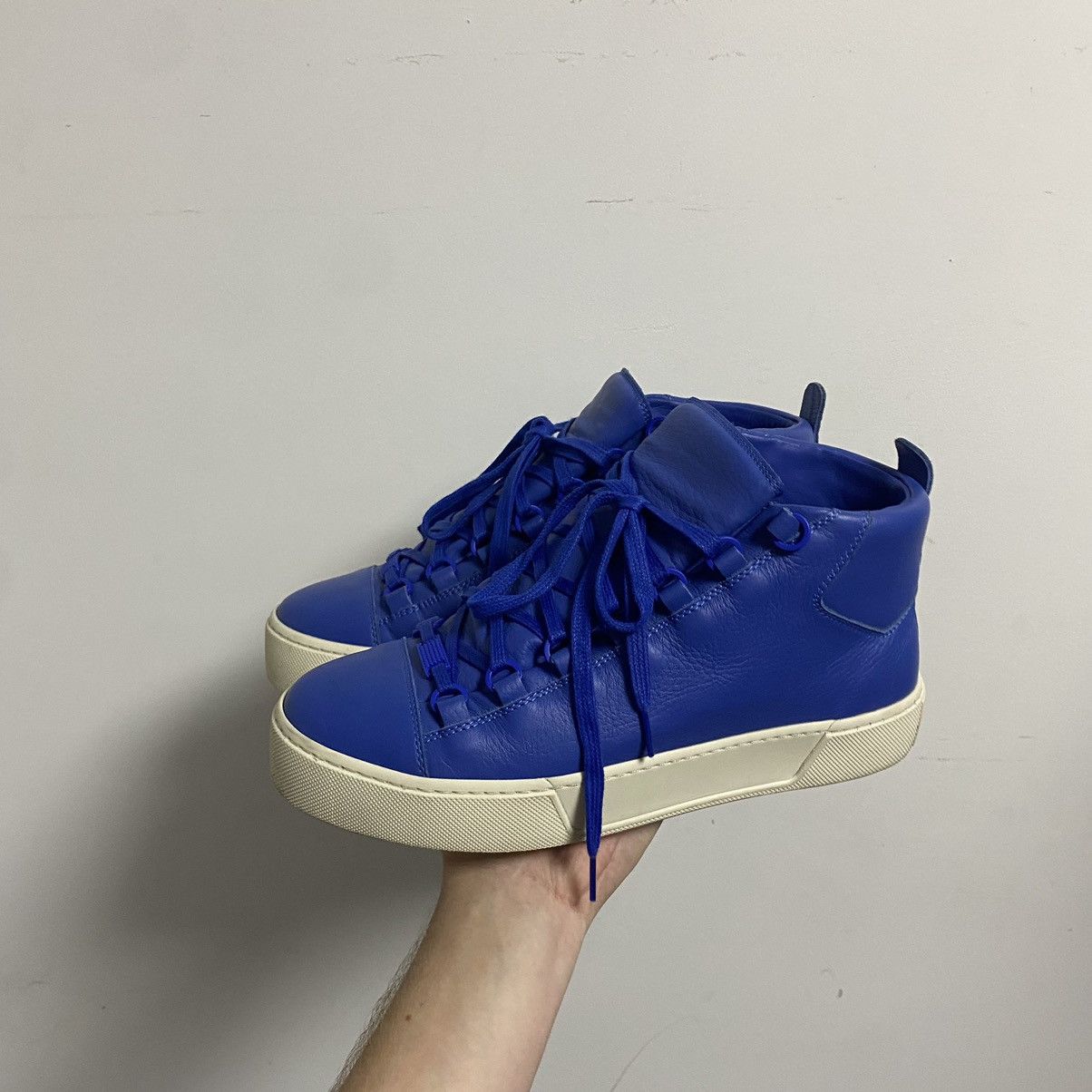 Balenciaga Balenciaga Arena Leather High Tops Size US 9 / EU 42 - 3 Thumbnail