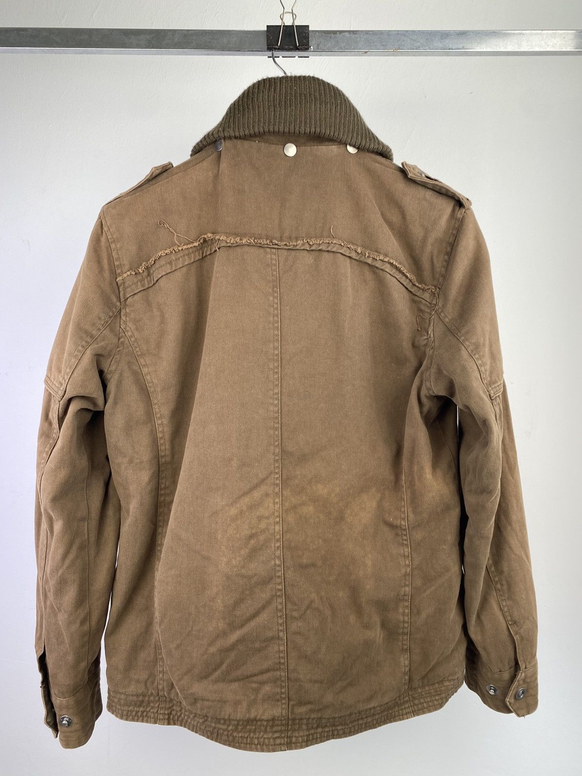 In The Attic In the Attic Military Field Jacket Brown Rib Collar Y2K Size US M / EU 48-50 / 2 - 2 Thumbnail