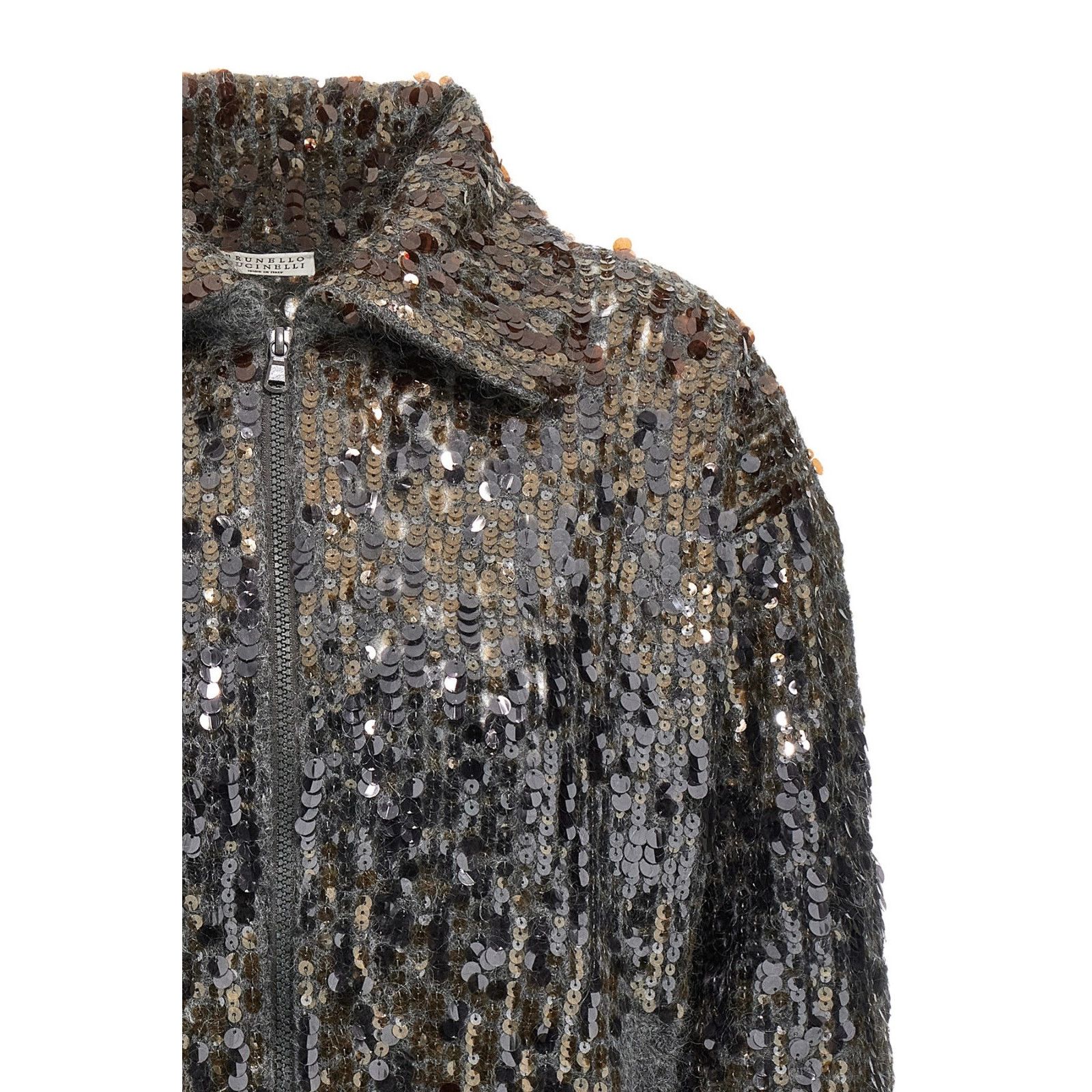 Brunello Cucinelli BRUNELLO CUCINELLI Gray Wool Embroidered Jacket New & Authen Size M / US 6-8 / IT 42-44 - 3 Thumbnail
