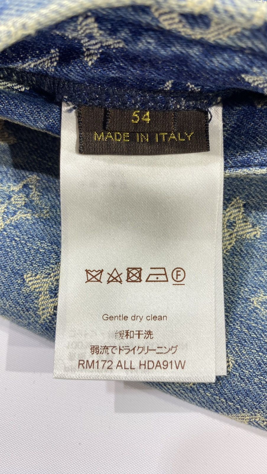 Louis Vuitton × Supreme Louis Vuitton X Supreme 54 Denim Jacket Blue Monogram Size US L / EU 52-54 / 3 - 19 Thumbnail
