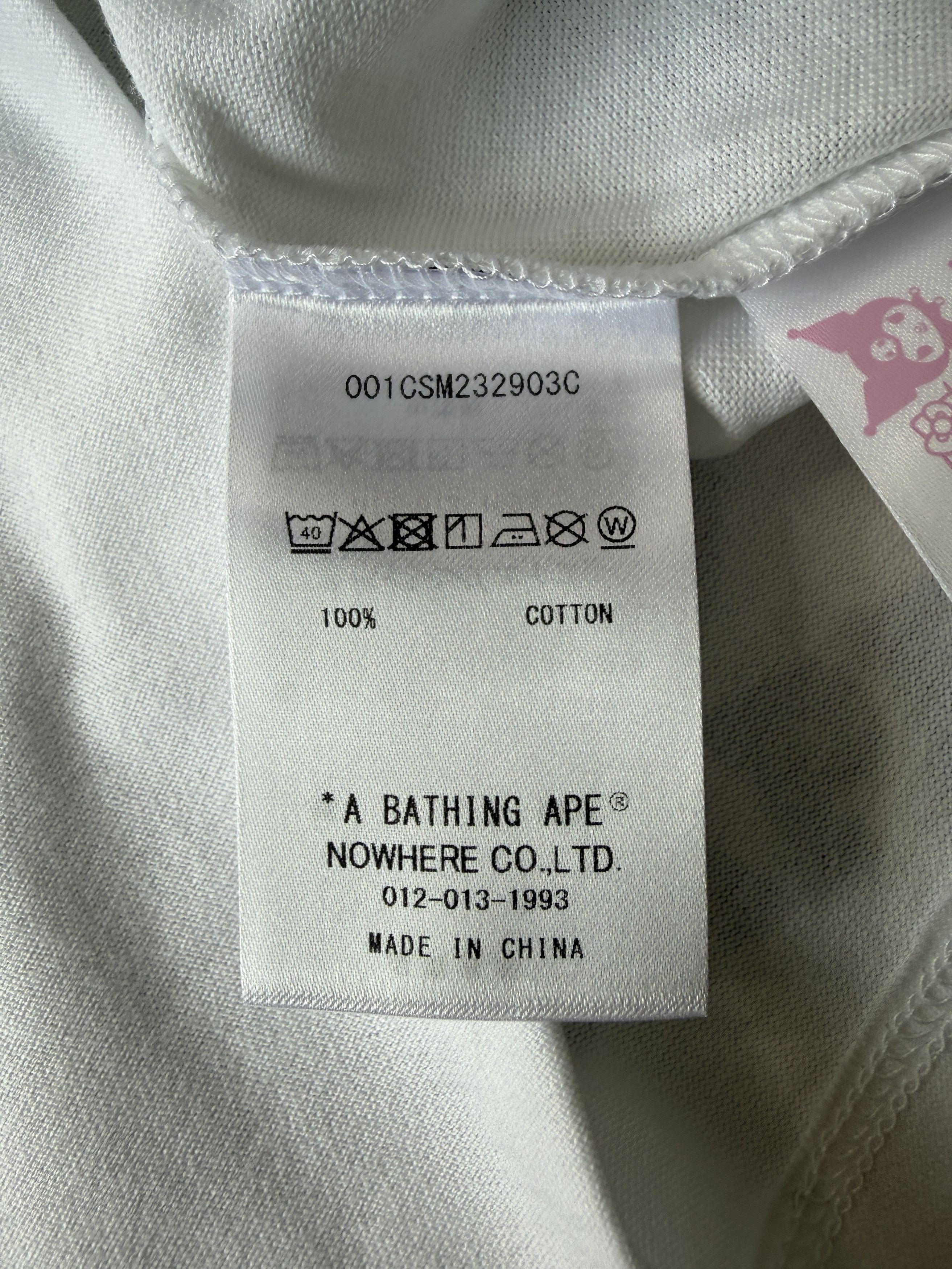Bape BAPE X KUROMI COLLEGE MINI TEE LADIES Size S / US 4 / IT 40 - 7 Thumbnail