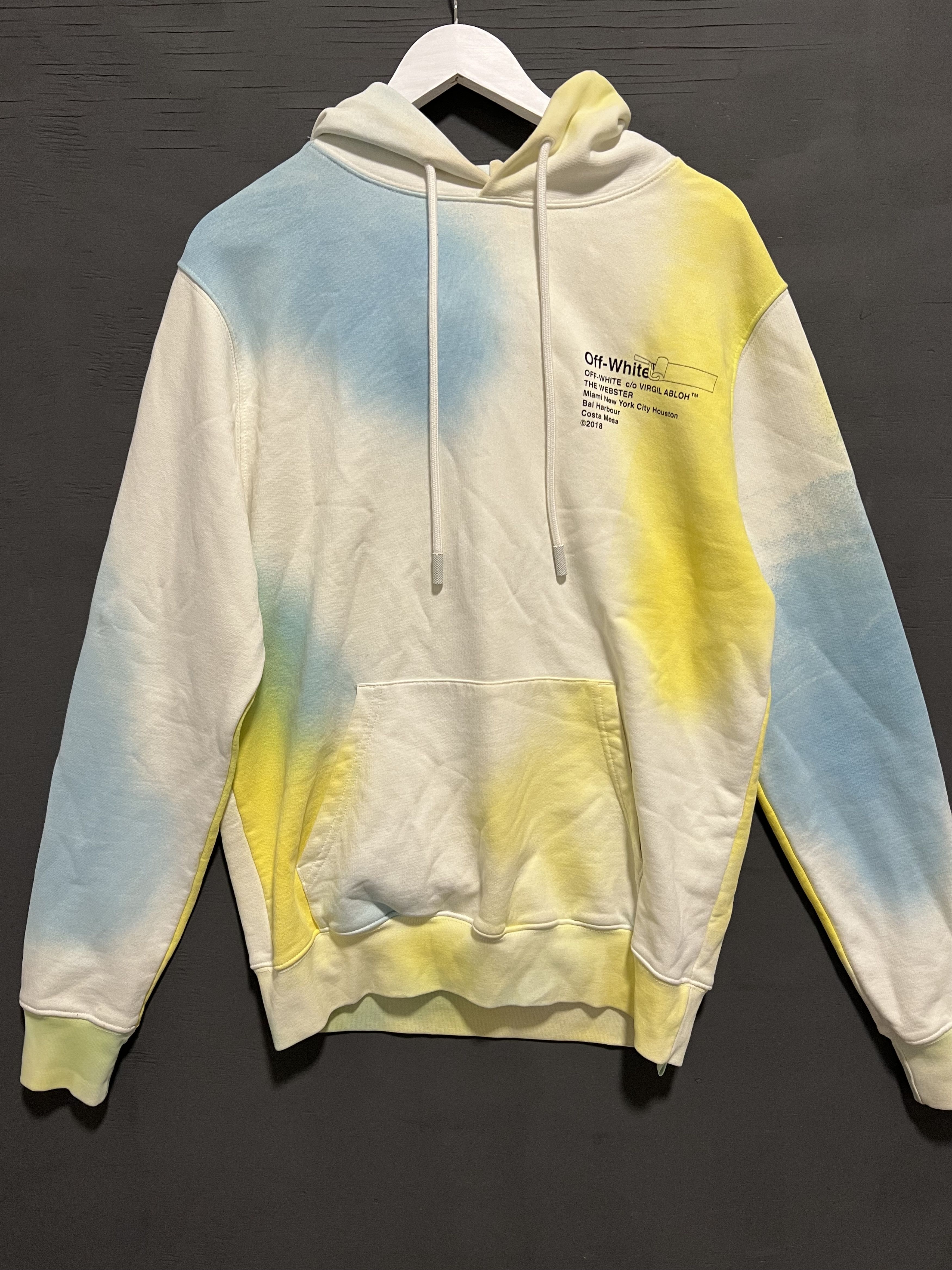 Off White Off White x The Webster 2018 Tie Dye Hoodie Grailed