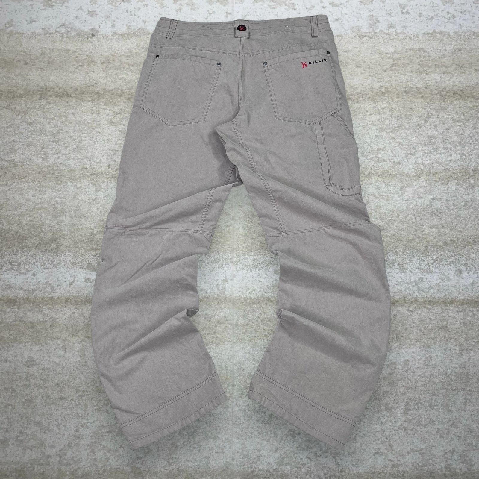 Vintage Vintage 90s Killik Carpenter Pants 34x34 Baggy Wide Fit Tan Size US 34 / EU 50 - 1 Thumbnail
