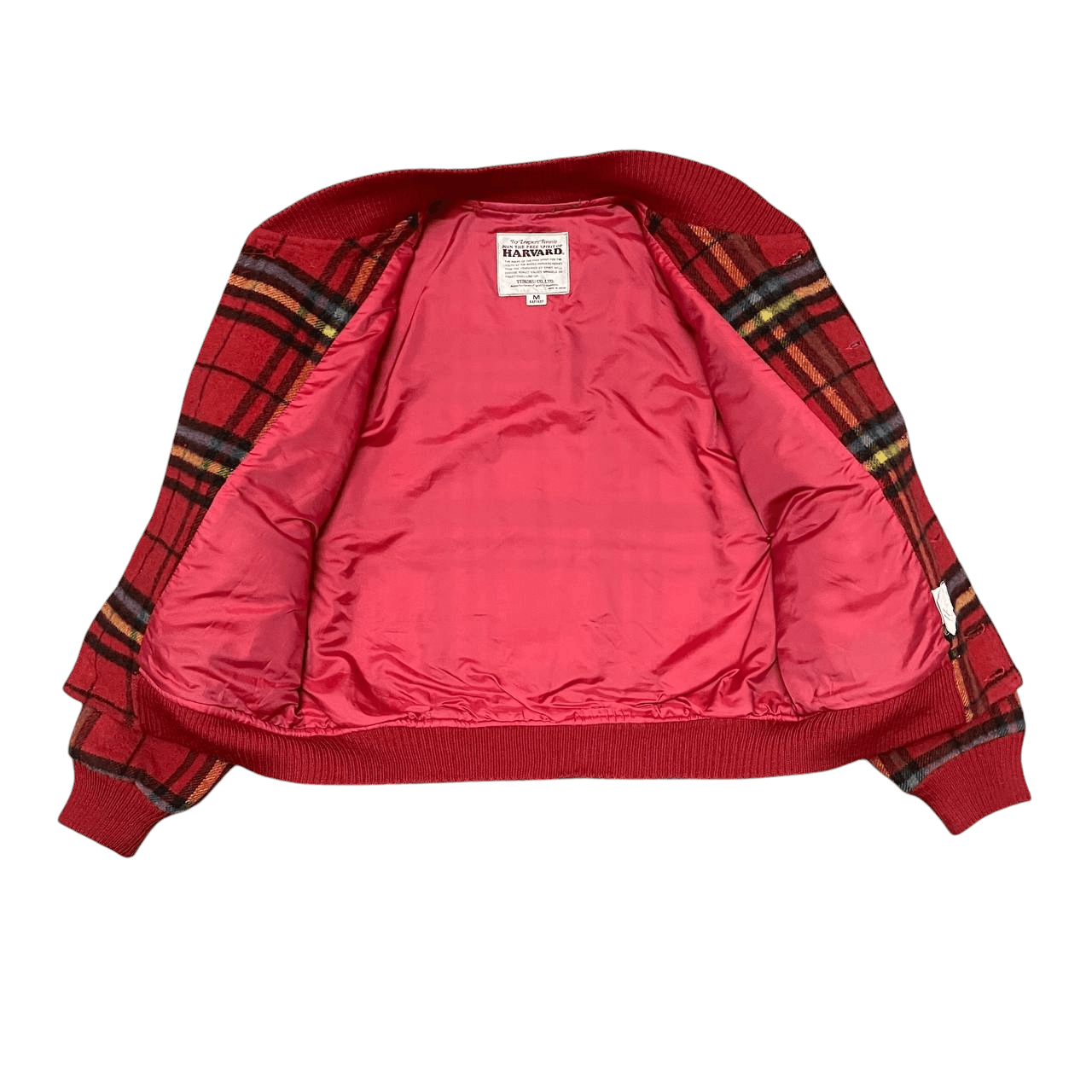 Issey Miyake Vintage Harvard Checkered Wool Bomber Jacket Issey Style Size US M / EU 48-50 / 2 - 5 Thumbnail