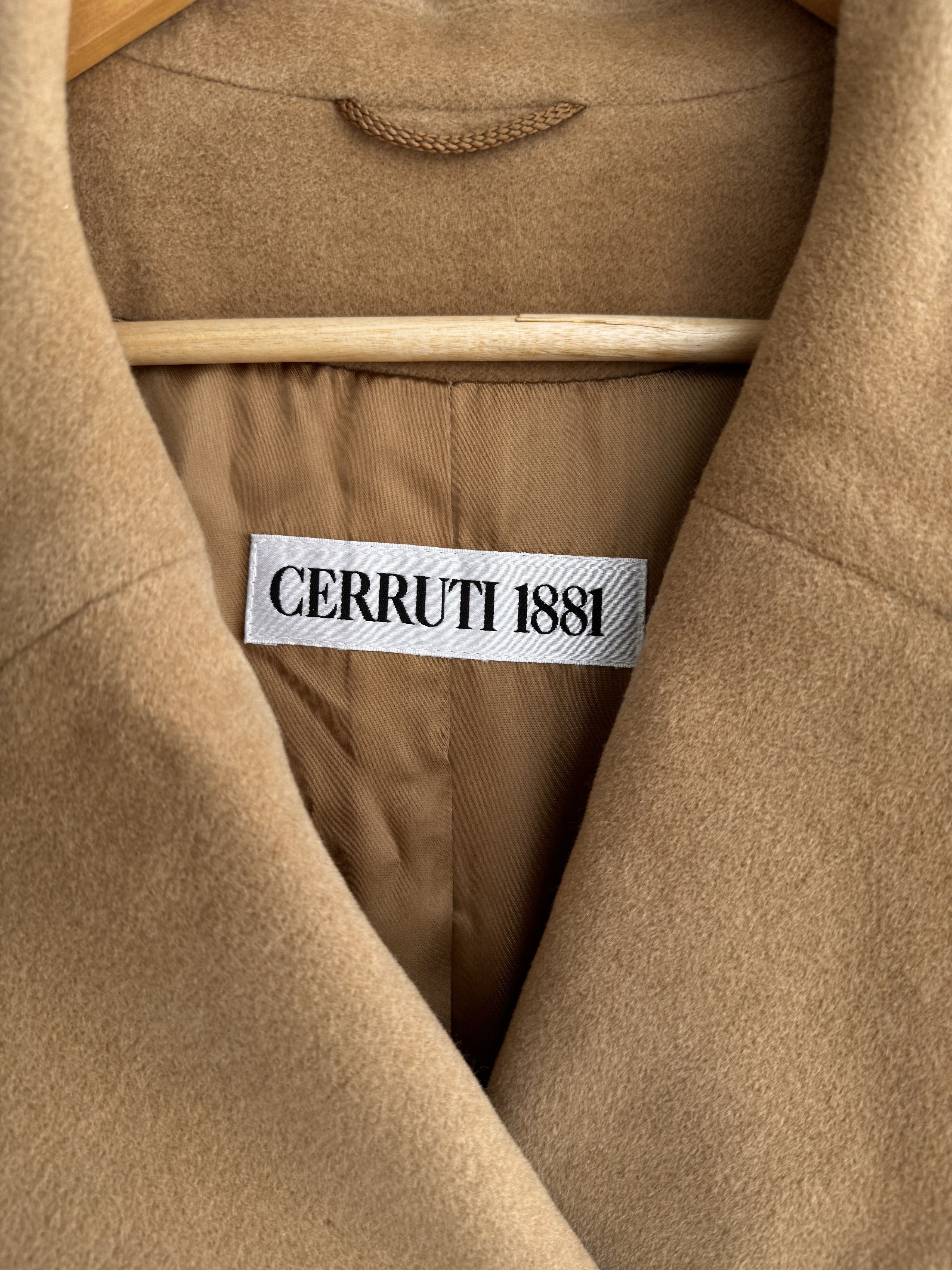 Cerruti 1881 Vintage Cerruti 1881 Wool & Cashmere Beige W’ Coat Size M / US 6-8 / IT 42-44 - 11 Thumbnail