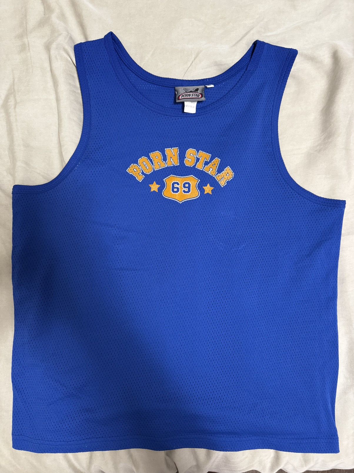 Vintage Vintage Pornstar Mesh Jersey Tank Size US L / EU 52-54 / 3 - 1 Thumbnail