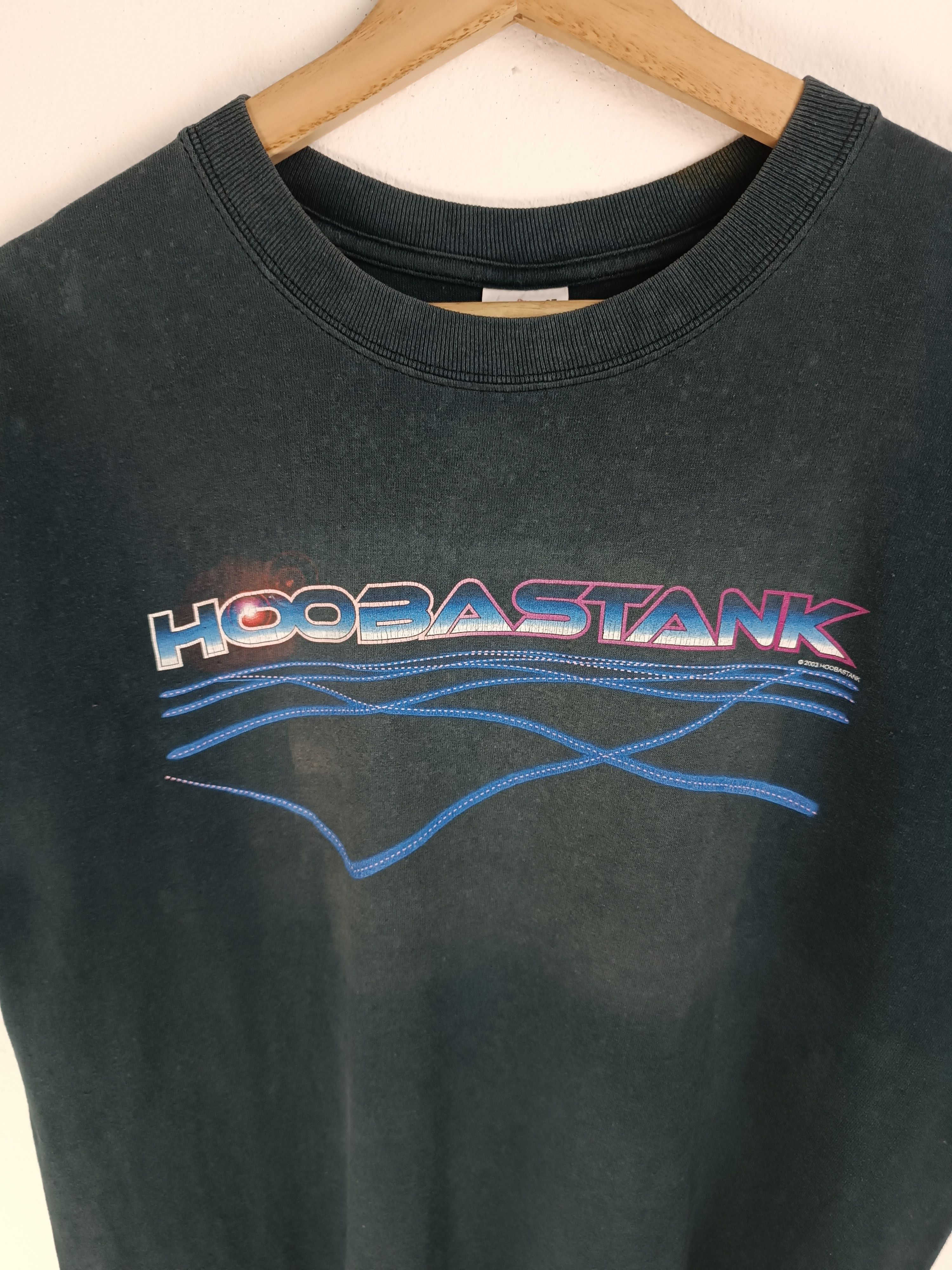 Band Tees THRASHED FADED VINTAGE '03 HOOBASTANK (incubus audioslave) Size US M / EU 48-50 / 2 - 8 Thumbnail