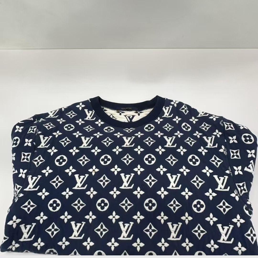 Louis Vuitton blue patterned crew neck sweatshirt from louis vuitton-yw Size US M / EU 48-50 / 2 - 4 Thumbnail