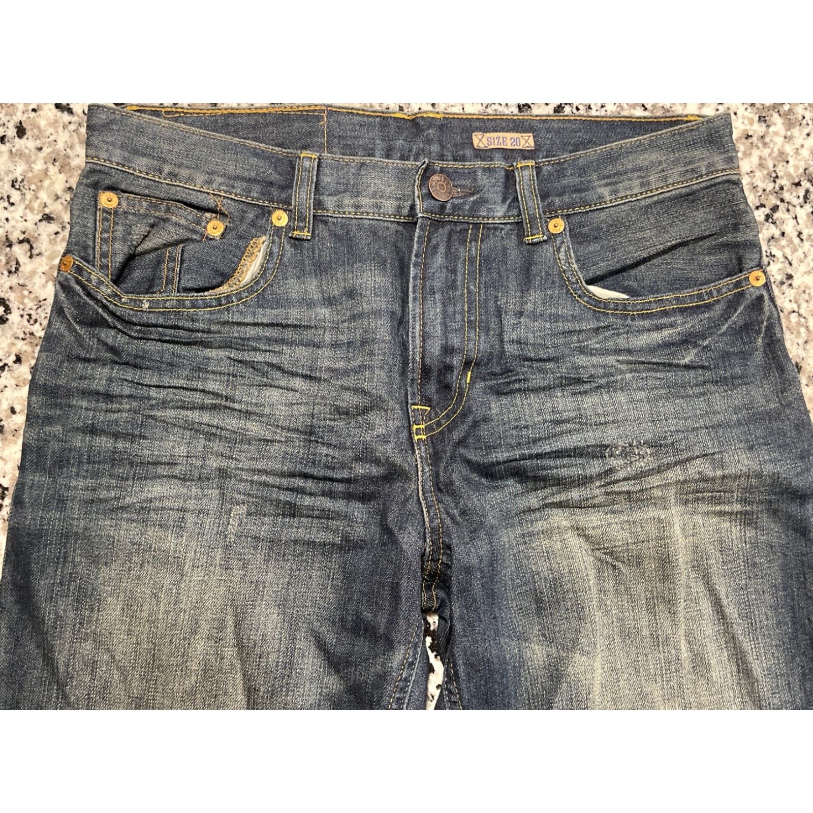 Polo Ralph Lauren VINTAGE Polo Ralph Lauren Womens Jeans 867 Denim Blue Zipper Fly 867 Size 20 Straight Classic Size 42" / US 20 - 3 Thumbnail