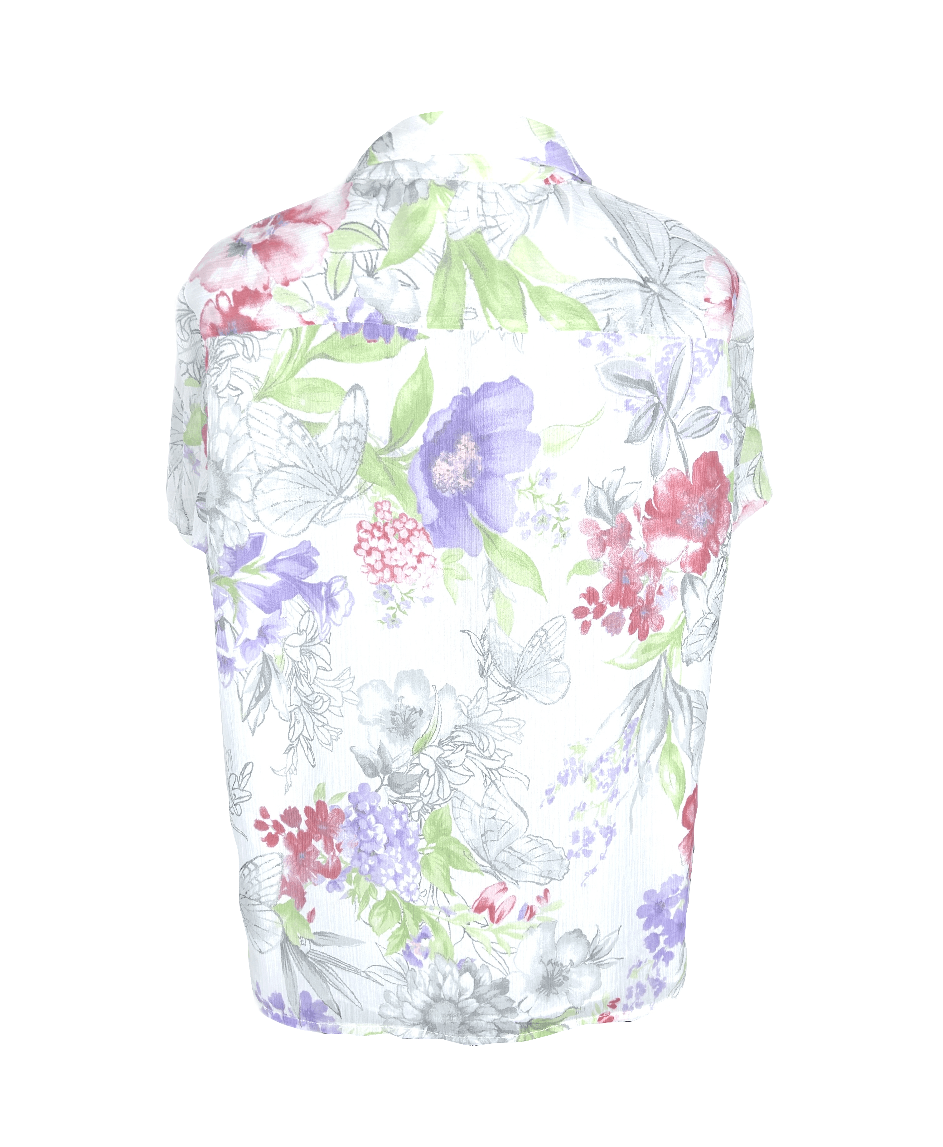 Vintage 1990's Alfred Dunner Floral Blouse Size XL / US 12-14 / IT 48-50 - 4 Thumbnail
