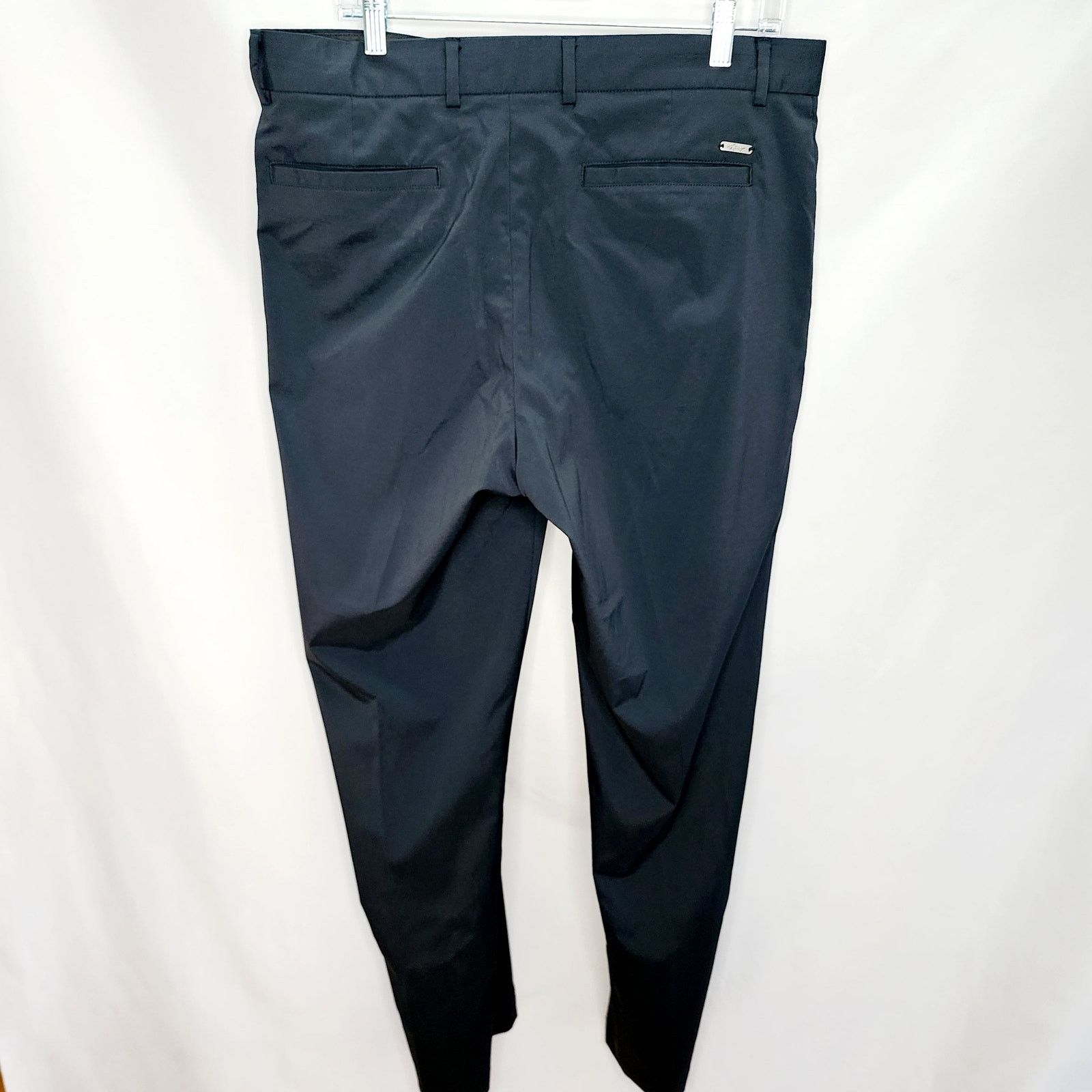 Greg Norman Greg Norman Black Flat Front Men's Dress Pants 36 x 32 Size US 36 / EU 52 - 2 Thumbnail