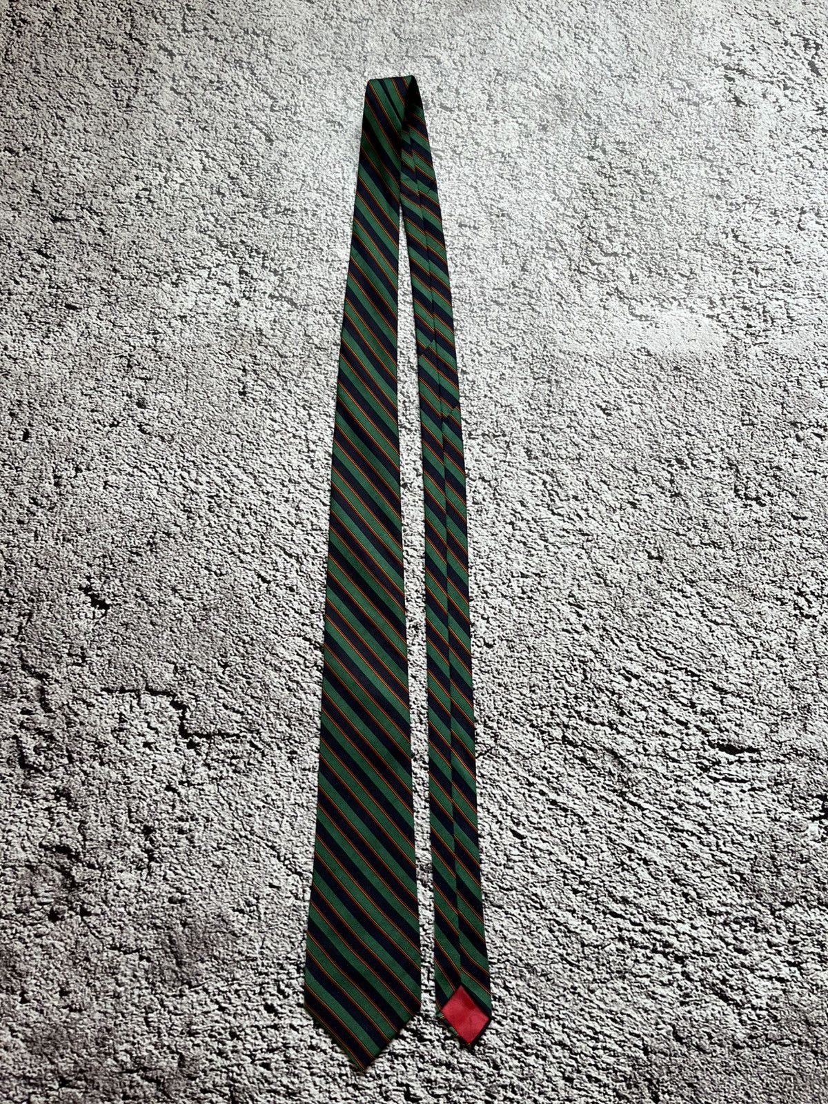 Christian Dior Monsieur Christian Dior Monsieur Striped Silk Tie Size ONE SIZE - 3 Thumbnail