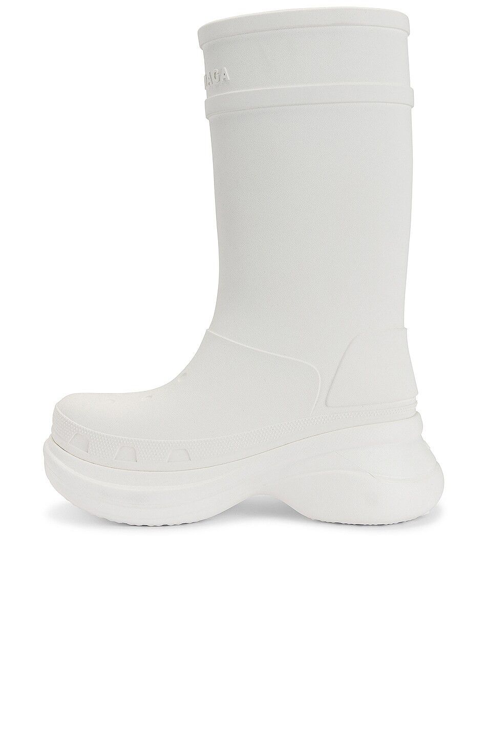 Balenciaga o1in1g0724 Crocs Boots in White Size US 5 / IT 35 - 5 Thumbnail