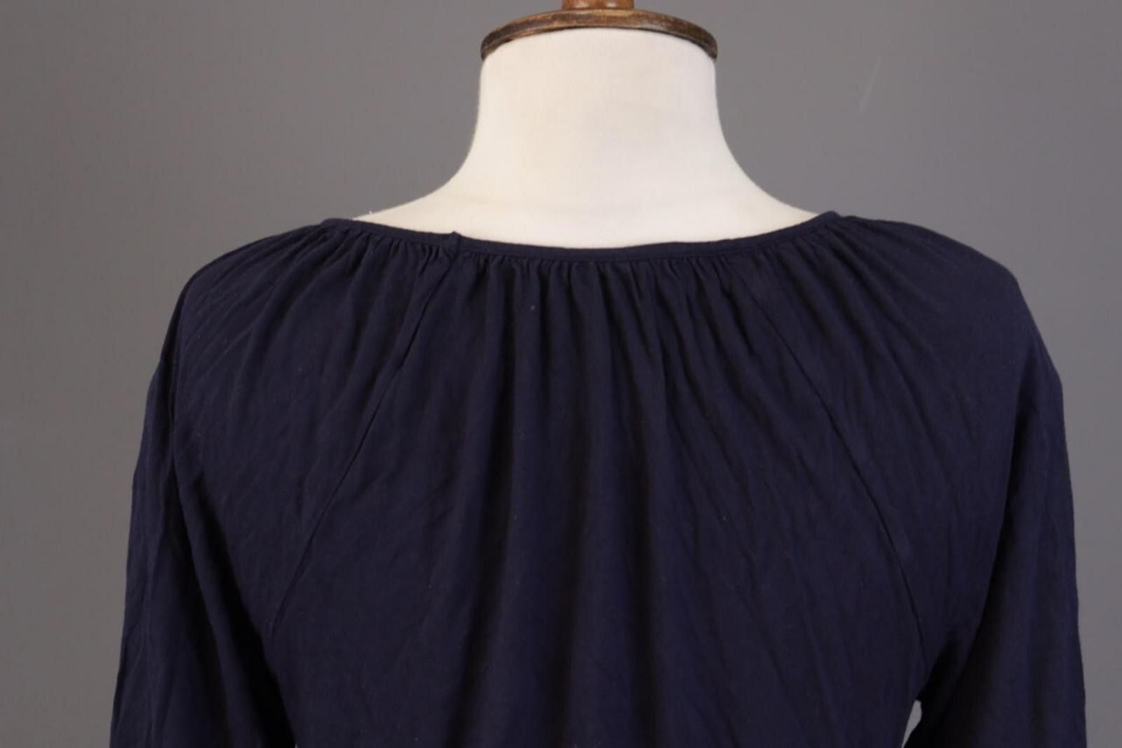 Lauren Ralph Lauren Lauren Ralph Lauren Blue Ruffle Stretch Blouse Shirt M Size M / US 6-8 / IT 42-44 - 7 Thumbnail